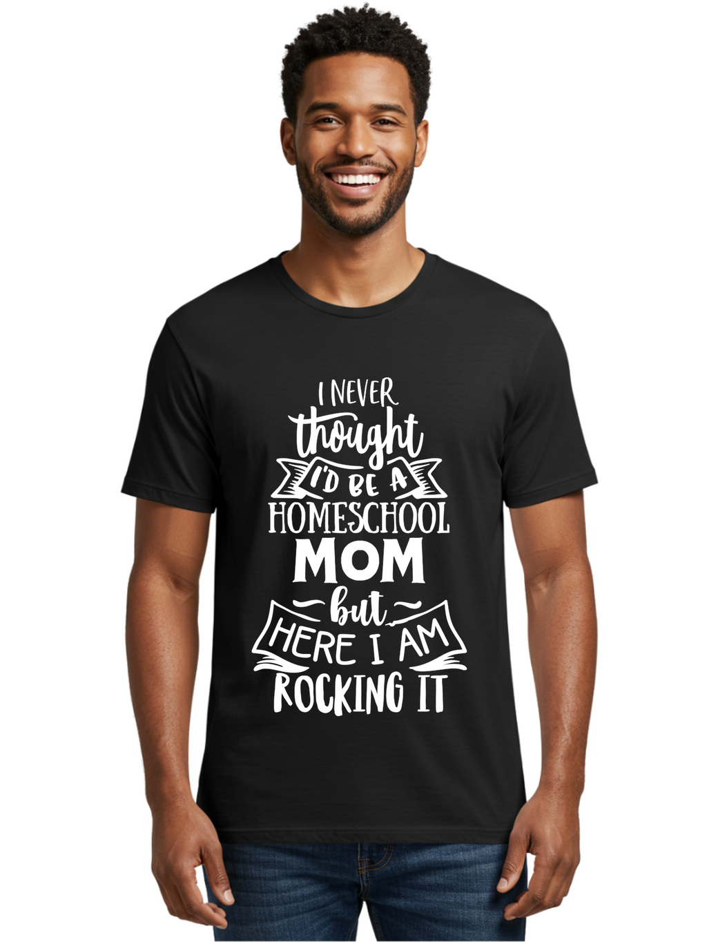 Homeschool-Mom-Quote Men'S Graphic Tee, 100% Cotton, Comfortable Casual Summer Wear, Machine Washable, Homeschool Mom Quote, Inspirational Quote, Parenting Humor, Homeschooling, Mom Life, Parenting Quote, Funny Quote, Mom Humor Aab381