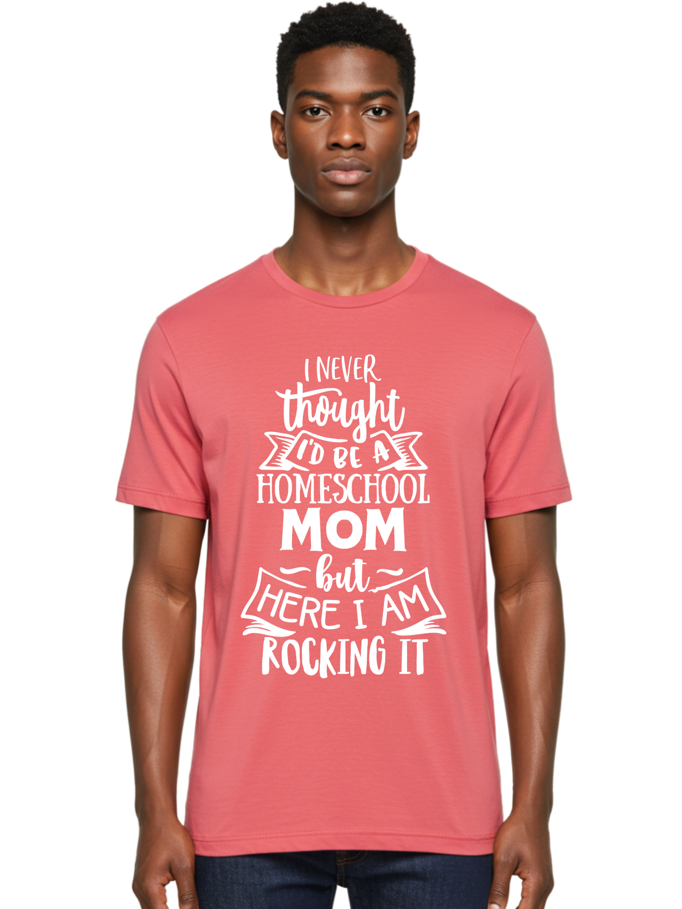 Homeschool-Mom-Quote Men'S Graphic Tee, 100% Cotton, Comfortable Casual Summer Wear, Machine Washable, Homeschool Mom Quote, Inspirational Quote, Parenting Humor, Homeschooling, Mom Life, Parenting Quote, Funny Quote, Mom Humor Aab381
