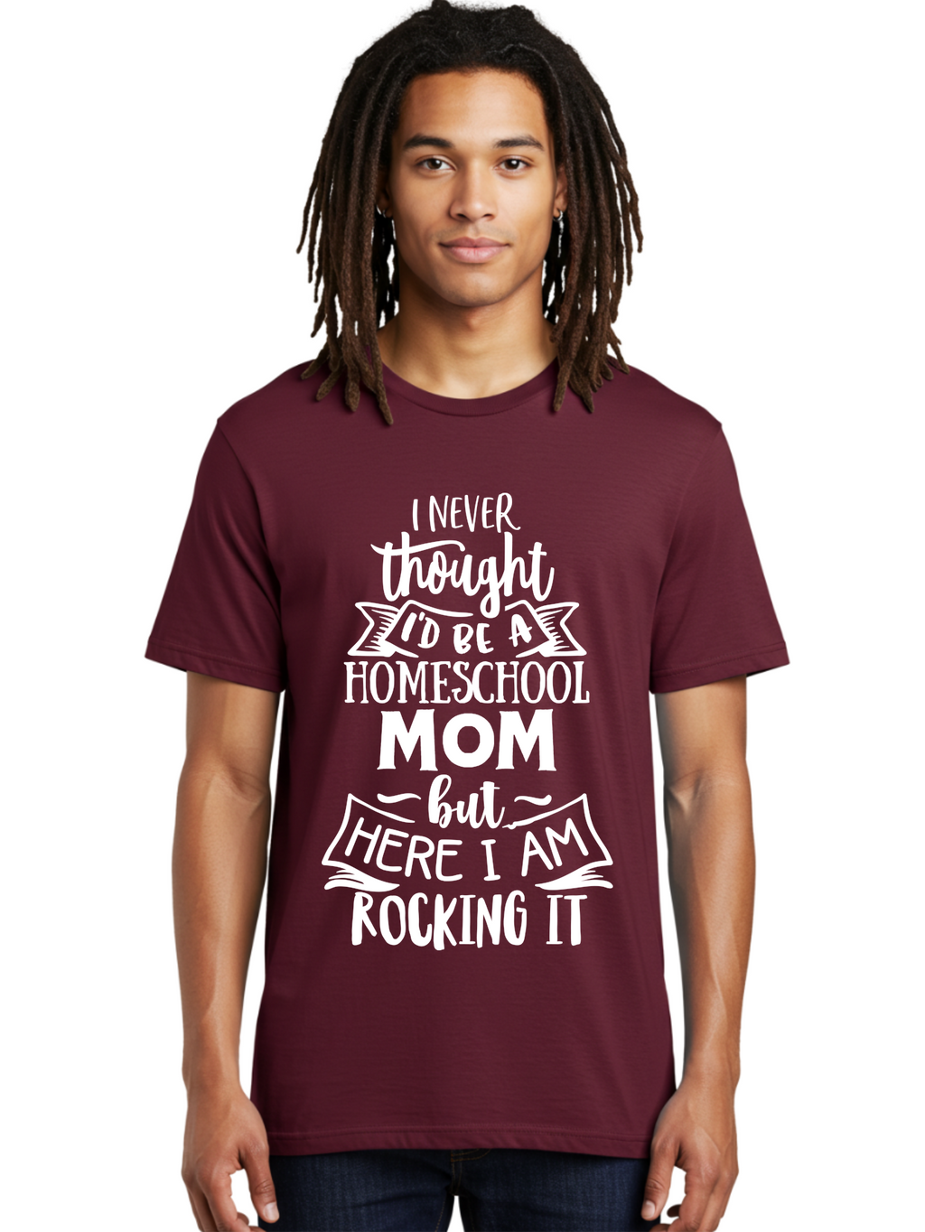 Homeschool-Mom-Quote Men'S Graphic Tee, 100% Cotton, Comfortable Casual Summer Wear, Machine Washable, Homeschool Mom Quote, Inspirational Quote, Parenting Humor, Homeschooling, Mom Life, Parenting Quote, Funny Quote, Mom Humor Aab381