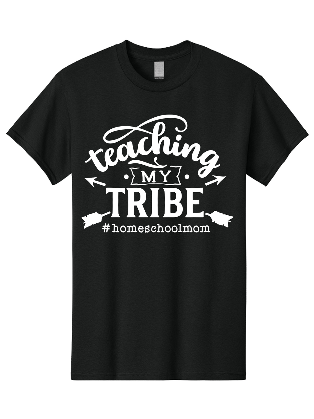 Teaching-My-Tribe-2 Men'S Graphic Tee, 100% Cotton, Comfortable Casual Summer Wear, Machine Washable, Homeschool Mom, Teaching My Tribe, Homeschooling, Parenting, Education, Family Learning, Custom Apparel, Inspirational Quote, Aab447
