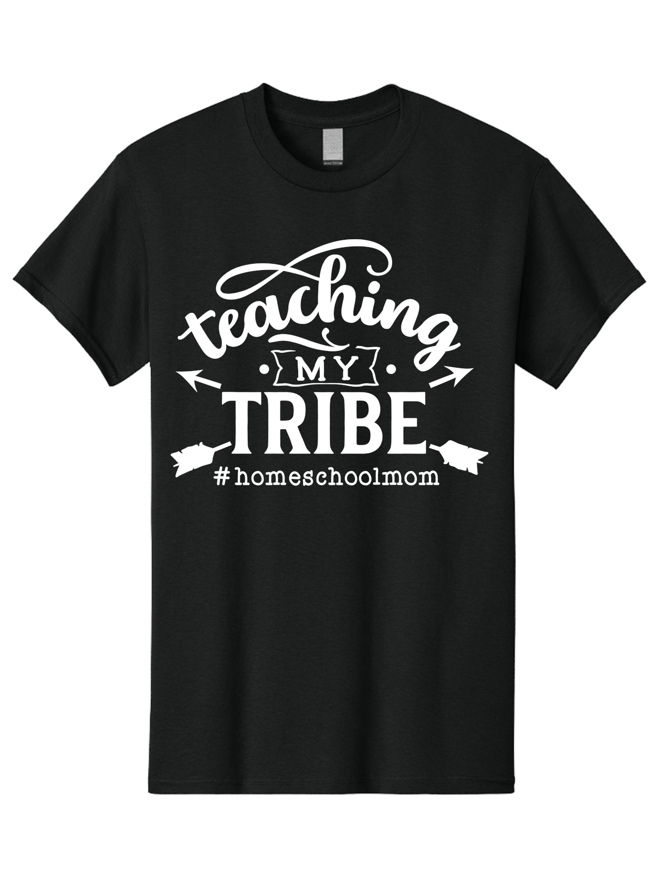 Teaching-My-Tribe-2 Men'S Graphic Tee, 100% Cotton, Comfortable Casual Summer Wear, Machine Washable, Homeschool Mom, Teaching My Tribe, Homeschooling, Parenting, Education, Family Learning, Custom Apparel, Inspirational Quote, Aab447