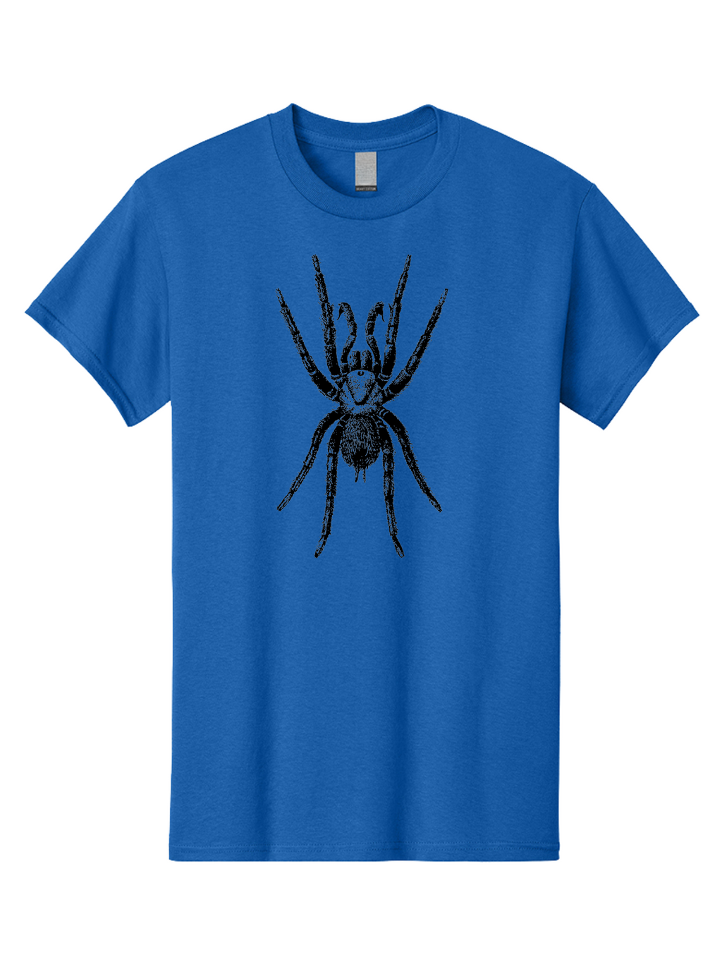 Spider Men'S Graphic Tee, 100% Cotton, Comfortable Casual Summer Wear, Machine Washable, Black Widow Spider, Arachnid, Eight Legs, Spider Silhouette, Arachnophobia, Black And Green, Creepy Crawlers, Spider Graphics, Dark Art Aab554