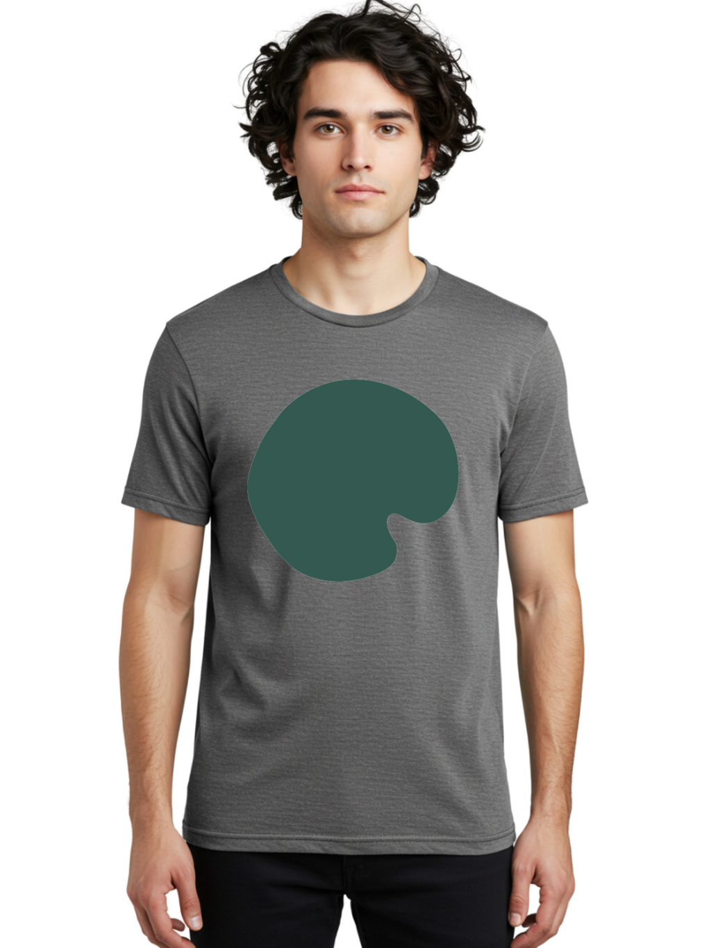 Pachymorph Men'S Graphic Tee, 100% Cotton, Comfortable Casual Summer Wear, Machine Washable, Pacman Character, Dark Grey Color, Simple Design, Retro Game Icon, Video Game Symbol, Classic Arcade Aab623