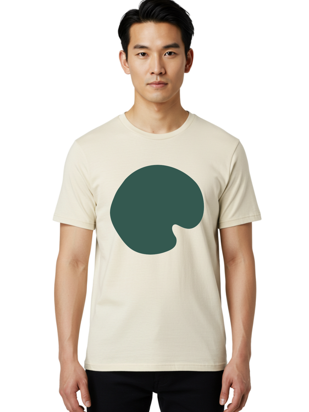 Pachymorph Men'S Graphic Tee, 100% Cotton, Comfortable Casual Summer Wear, Machine Washable, Pacman Character, Dark Grey Color, Simple Design, Retro Game Icon, Video Game Symbol, Classic Arcade Aab623