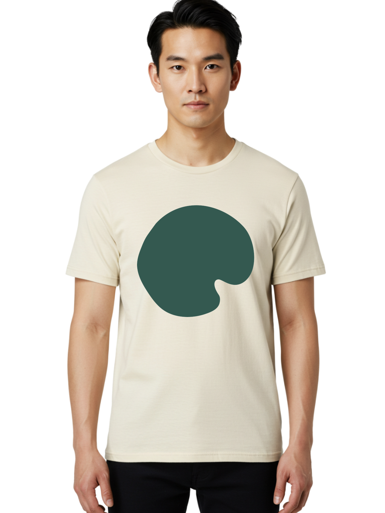 Pachymorph Men'S Graphic Tee, 100% Cotton, Comfortable Casual Summer Wear, Machine Washable, Pacman Character, Dark Grey Color, Simple Design, Retro Game Icon, Video Game Symbol, Classic Arcade Aab623