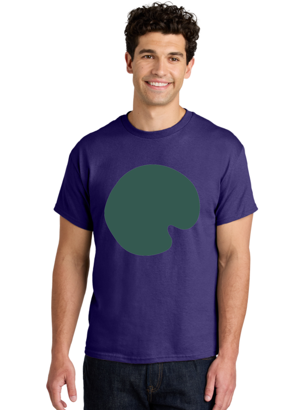 Pachymorph Men'S Graphic Tee, 100% Cotton, Comfortable Casual Summer Wear, Machine Washable, Pacman Character, Dark Grey Color, Simple Design, Retro Game Icon, Video Game Symbol, Classic Arcade Aab623