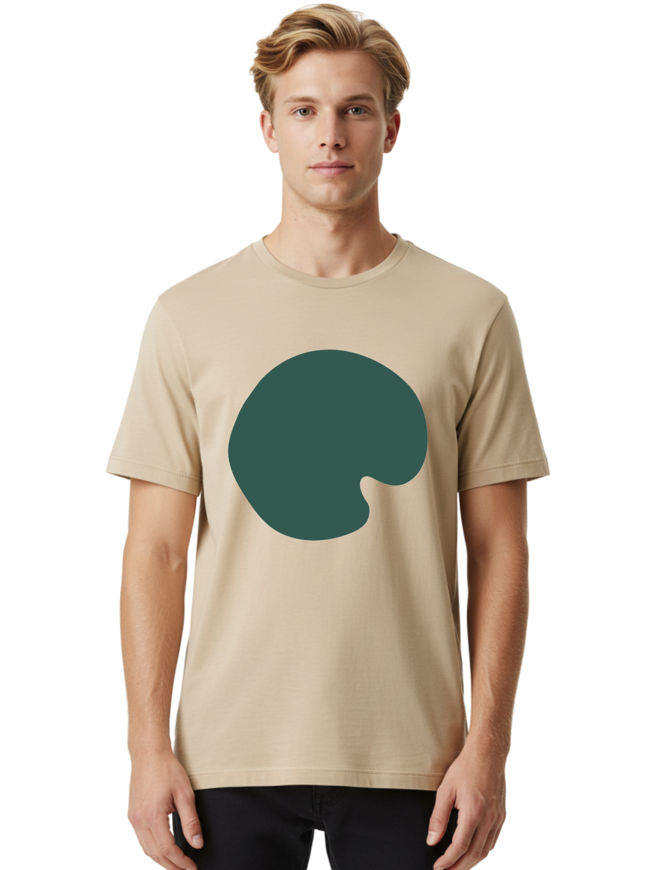 Pachymorph Men'S Graphic Tee, 100% Cotton, Comfortable Casual Summer Wear, Machine Washable, Pacman Character, Dark Grey Color, Simple Design, Retro Game Icon, Video Game Symbol, Classic Arcade Aab623