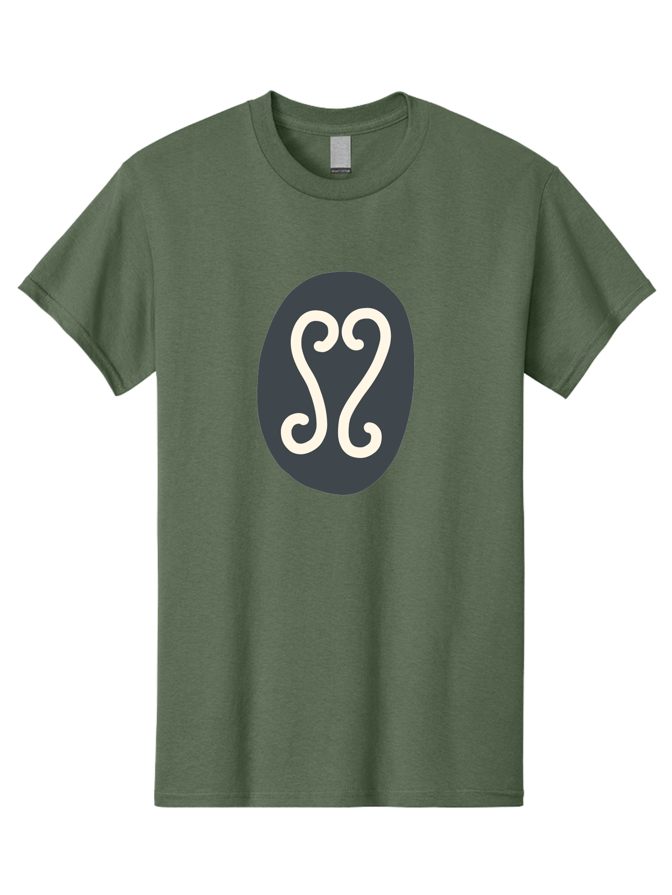 Cancer-Zodiac-Symbol Men'S Graphic Tee, 100% Cotton, Comfortable Casual Summer Wear, Machine Washable, Cancer Zodiac Sign, Astrology Symbol, Horoscope Icon, Simple Design, Minimalist Art, Esoteric Symbolism, Mystical Sign Aab677