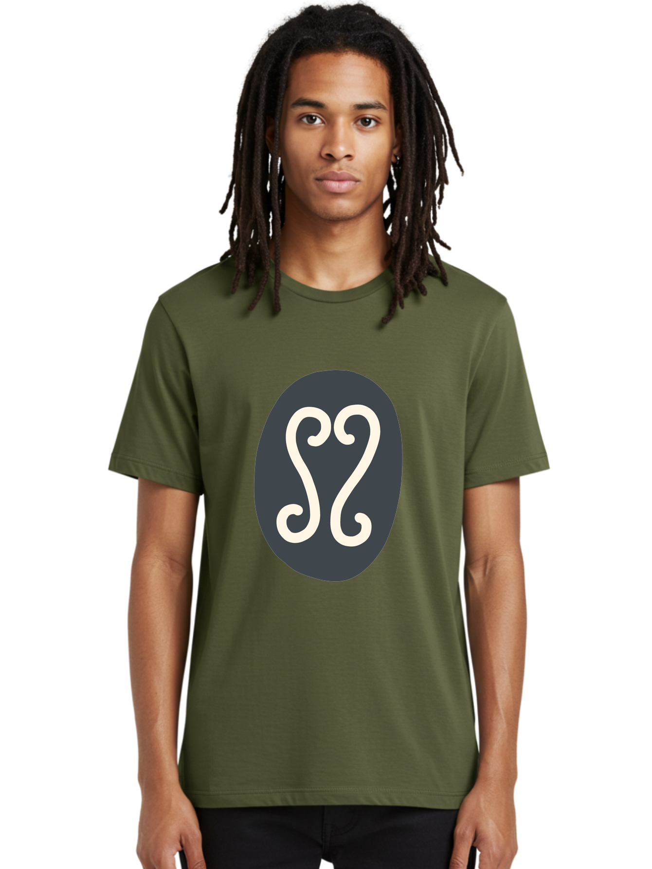 Cancer-Zodiac-Symbol Men'S Graphic Tee, 100% Cotton, Comfortable Casual Summer Wear, Machine Washable, Cancer Zodiac Sign, Astrology Symbol, Horoscope Icon, Simple Design, Minimalist Art, Esoteric Symbolism, Mystical Sign Aab677