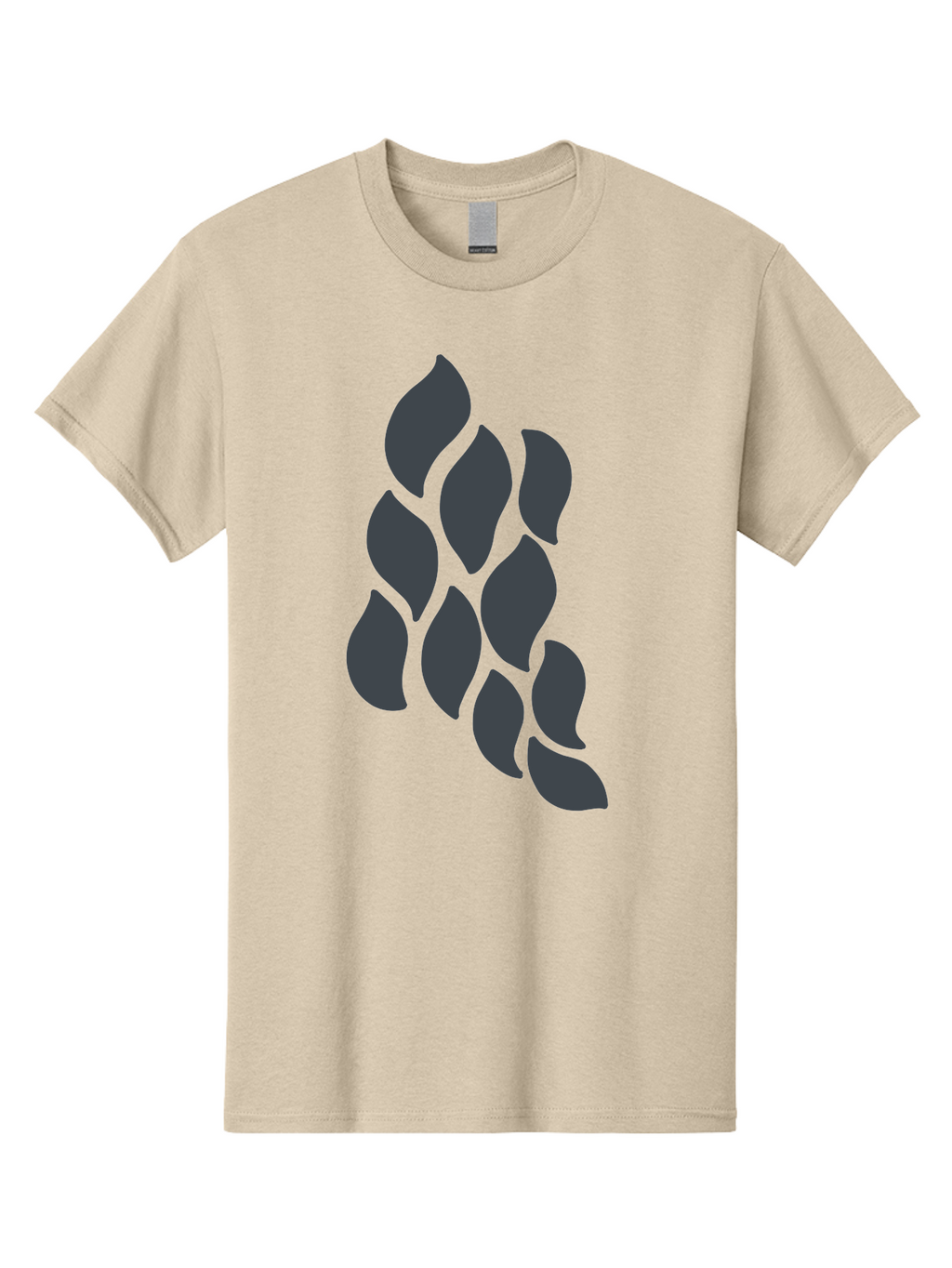 Hops Men'S Graphic Tee, 100% Cotton, Comfortable Casual Summer Wear, Machine Washable, Hop Plant, Beer Ingredient, Brewing Process, Dark Silhouette, Neon Green Background, Leaves, Craft Beer, Hop Flowers Aab756