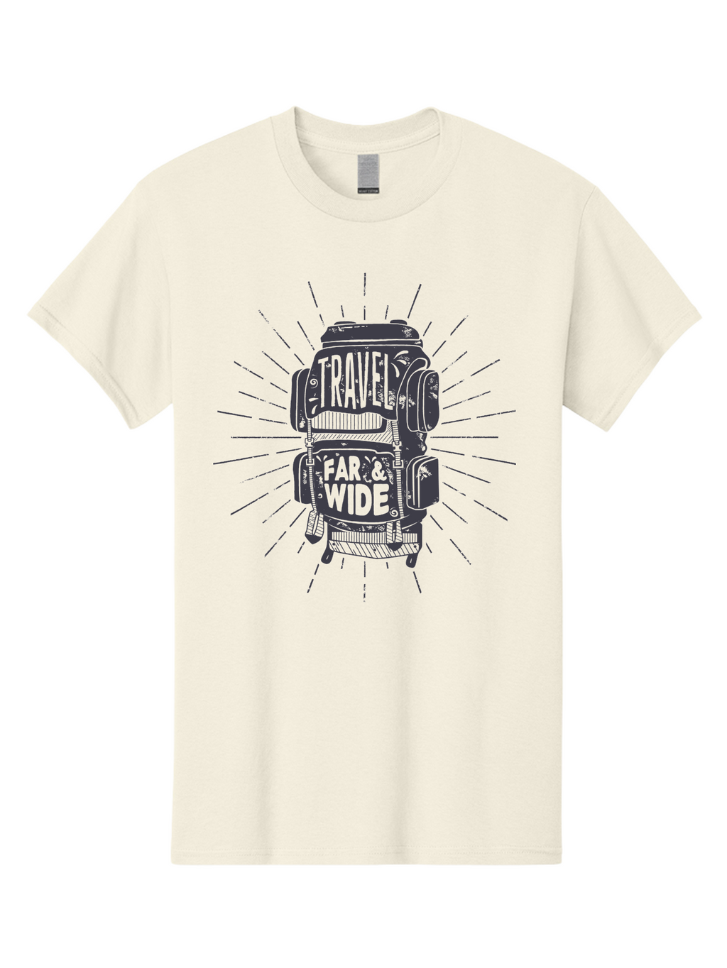 Travel-Far-Wide-1 Men'S Graphic Tee, 100% Cotton, Comfortable Casual Summer Wear, Machine Washable, Travel Inspiration, Adventure Travel, Wanderlust, Travel Bags, Adventure Seeking, Exploration, Travel Accessories, Journey Aab956