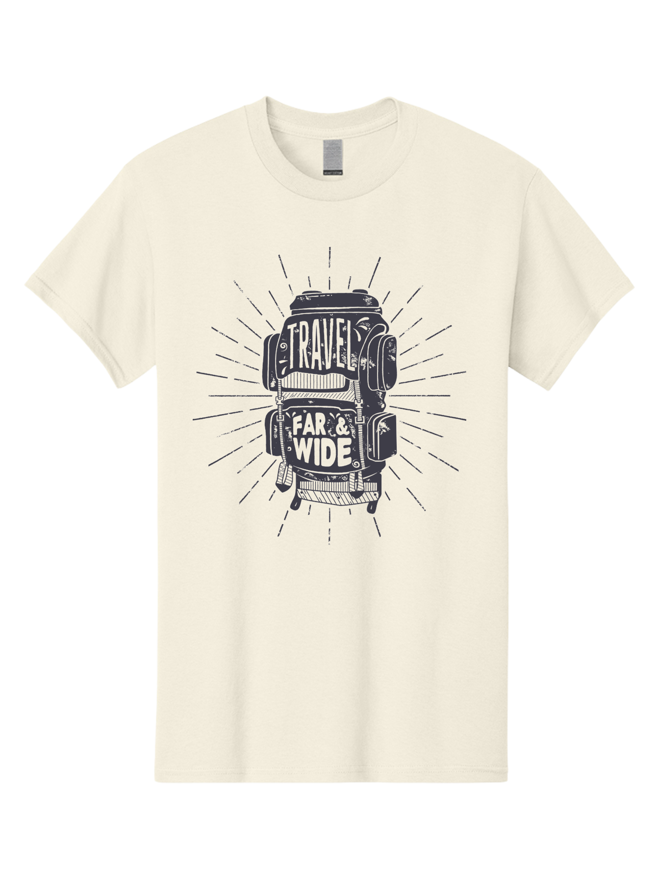 Travel-Far-Wide-1 Men'S Graphic Tee, 100% Cotton, Comfortable Casual Summer Wear, Machine Washable, Travel Inspiration, Adventure Travel, Wanderlust, Travel Bags, Adventure Seeking, Exploration, Travel Accessories, Journey Aab956