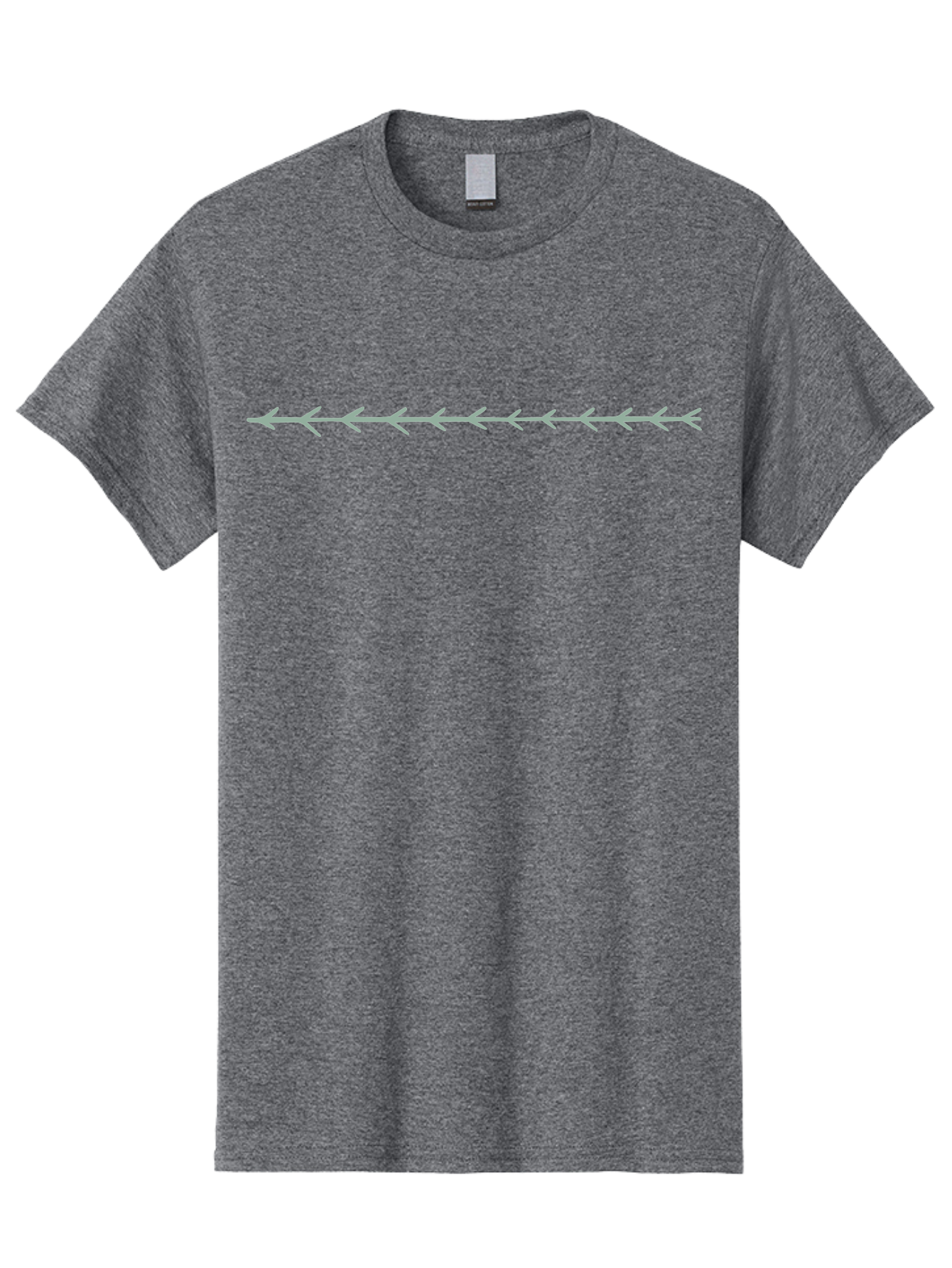 Arrow-Line Men'S Graphic Tee, 100% Cotton, Comfortable Casual Summer Wear, Machine Washable, Arrow Divider, Double Sided Arrows, Navigation Icon, Pointer Symbol, Direction Indicator, Design Element, Graphic Separator Aab998