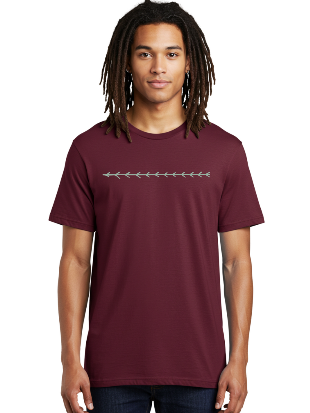 Arrow-Line Men'S Graphic Tee, 100% Cotton, Comfortable Casual Summer Wear, Machine Washable, Arrow Divider, Double Sided Arrows, Navigation Icon, Pointer Symbol, Direction Indicator, Design Element, Graphic Separator Aab998