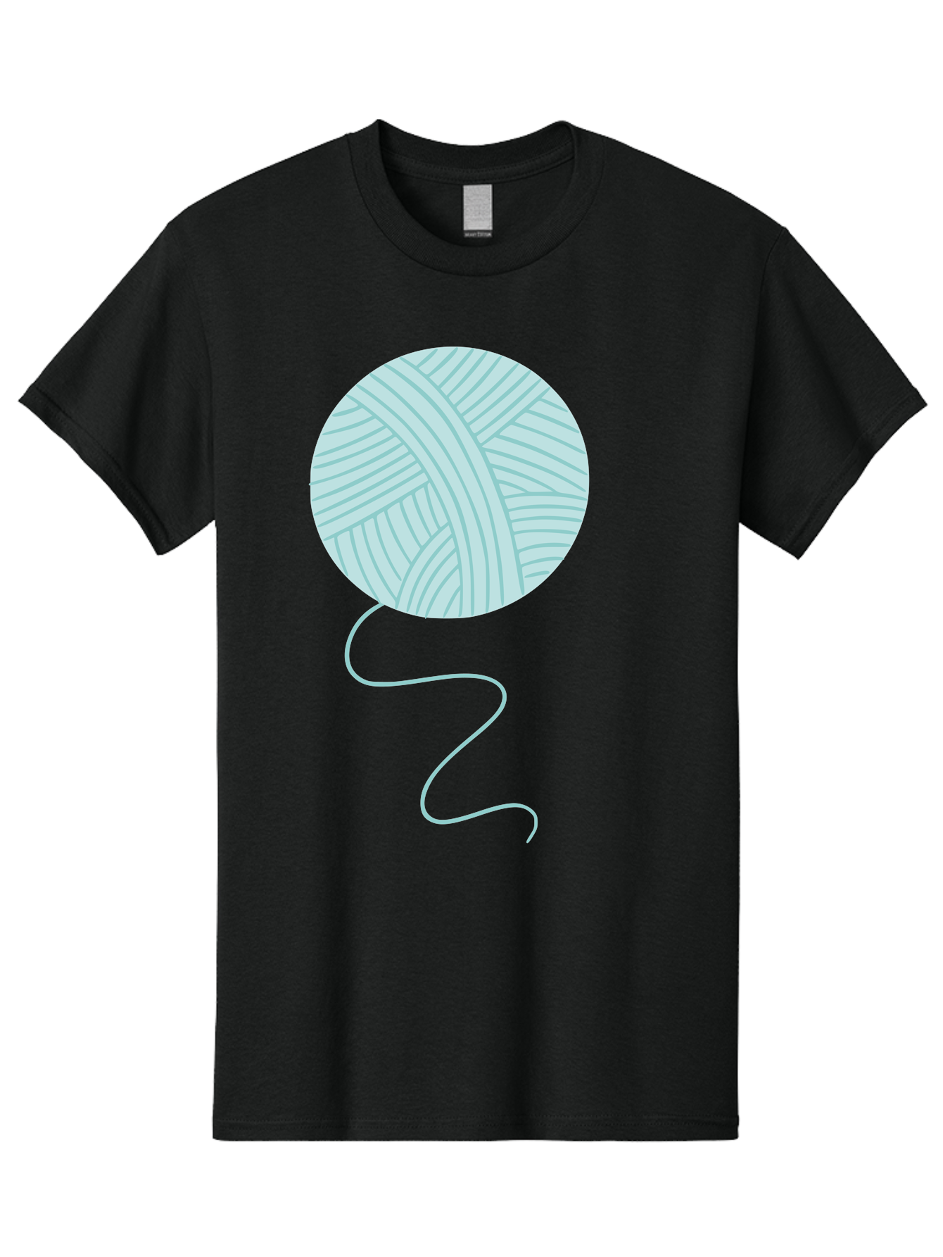 Ball-Of-Yarn Men'S Graphic Tee, 100% Cotton, Comfortable Casual Summer Wear, Machine Washable, Ball Of Yarn, Knitting Supplies, Crafting Essentials, Yarn Thread, Creative Hobbies, Handmade Crafts, Knitting Yarn Aac000