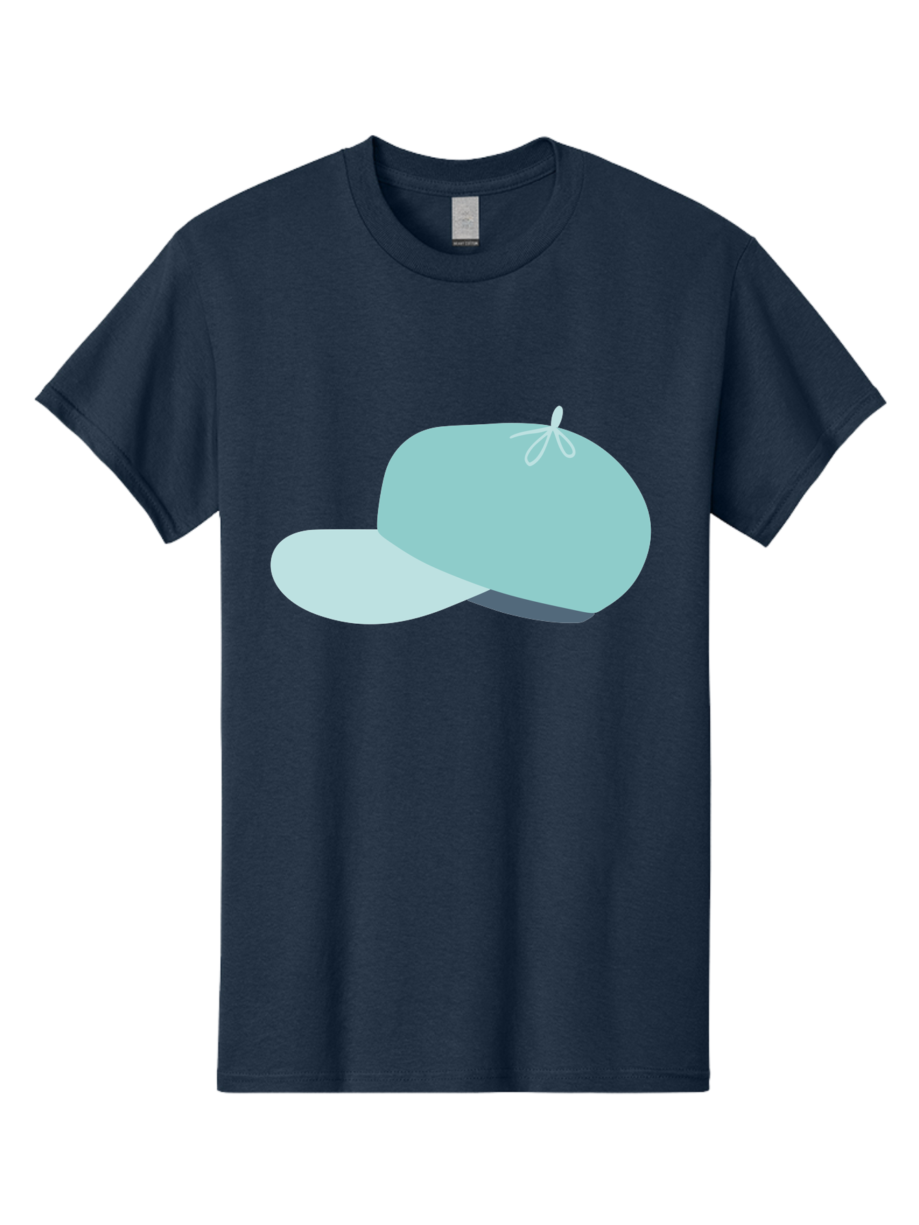 Baseball-Cap Men'S Graphic Tee, 100% Cotton, Comfortable Casual Summer Wear, Machine Washable, Baseball Cap, Sports Headwear, Casual Fashion, Adjustable Cap, Minimalist Design, Simple Style, Cap With Brim Aac001