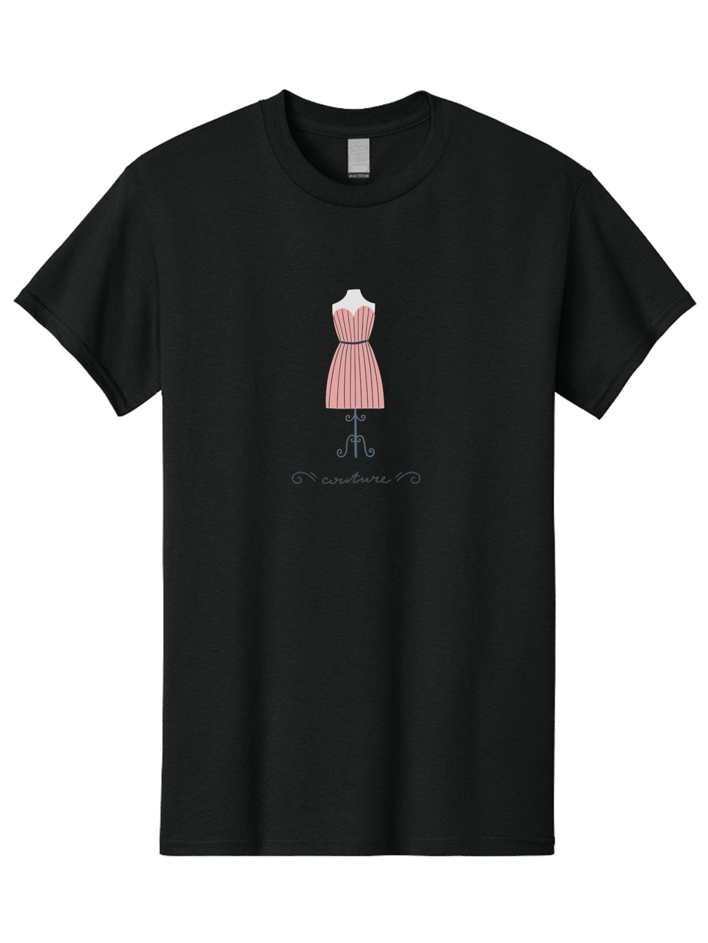 Couture-1 Men'S Graphic Tee, 100% Cotton, Comfortable Casual Summer Wear, Machine Washable, Fashion Design, Haute Couture, Dress On Mannequin, Stylish Clothing, Elegant Dress, Designer Fashion, Stylish Apparel Aac007