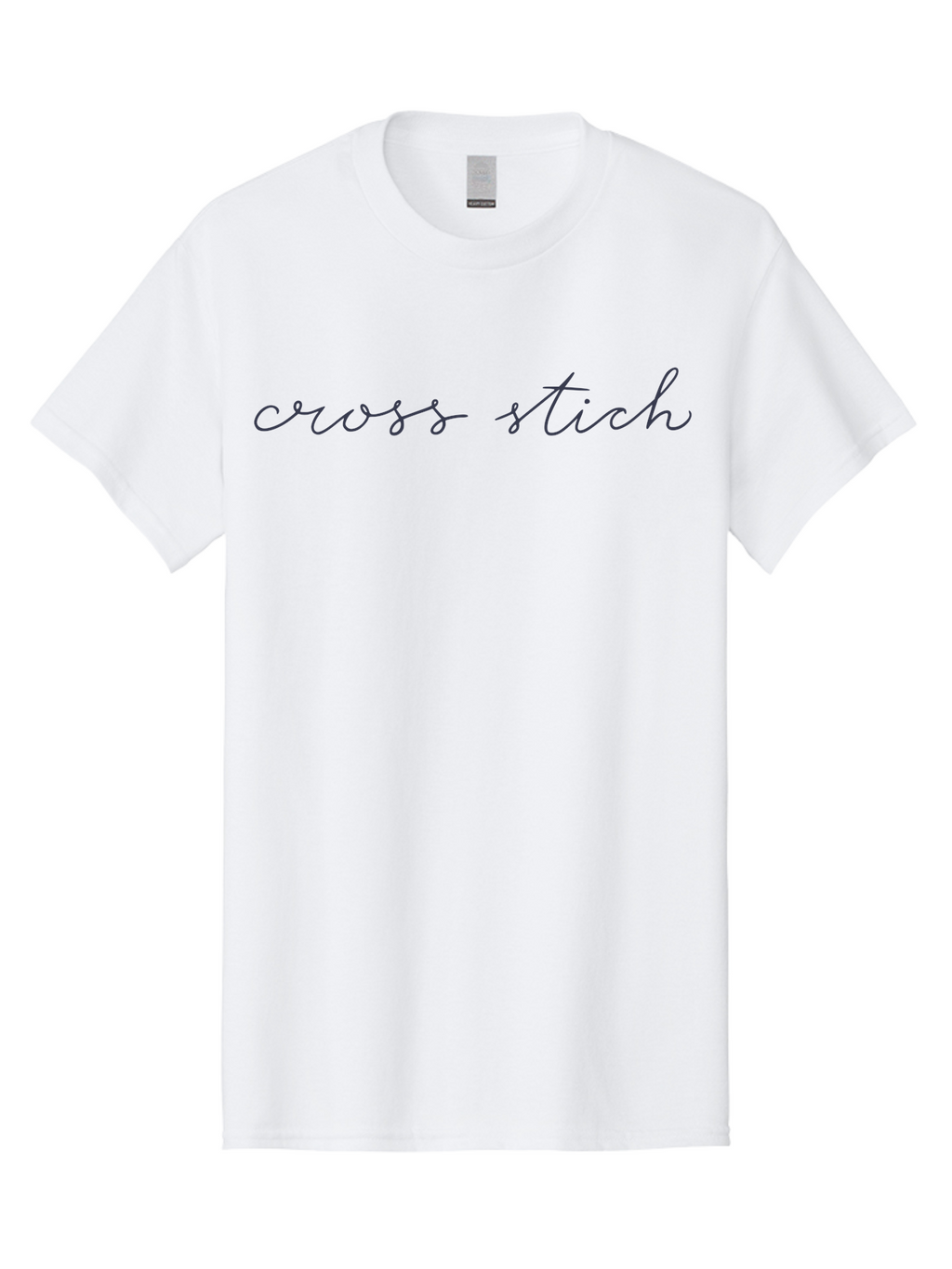 Cross-Stitch Men'S Graphic Tee, 100% Cotton, Comfortable Casual Summer Wear, Machine Washable, Cross Stitch, Embroidery, Needlework, Handmade Crafts, Stitching, Crafting, Diy Projects, Textile Art Aac011