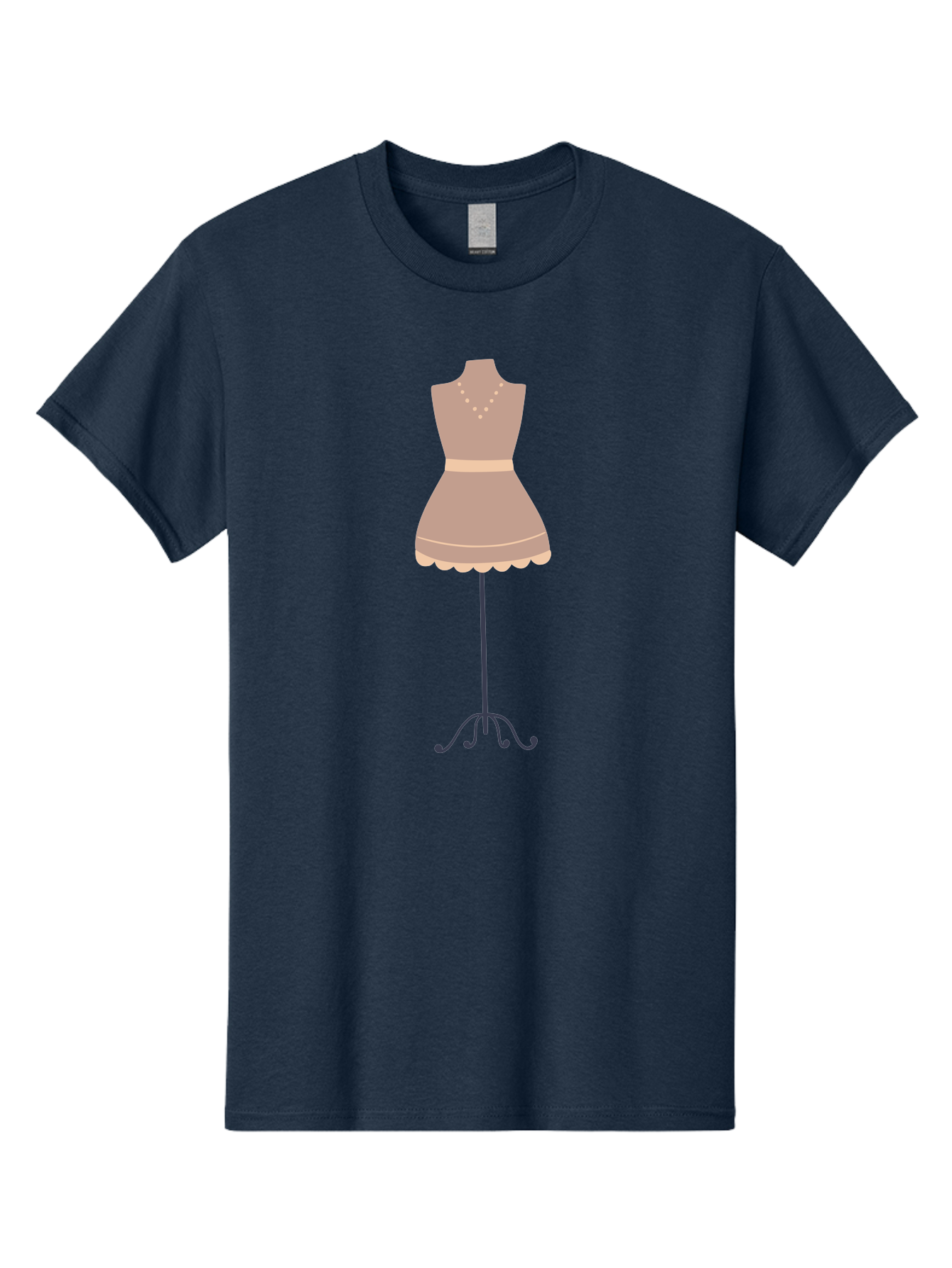Dress-Form-Mannequin Men'S Graphic Tee, 100% Cotton, Comfortable Casual Summer Wear, Machine Washable, Fashion Design, Dressmaker'S Dummy, Custom Clothing, Wardrobe Styling, Apparel Design, Fashion Illustration, Clothing Rack, Designer Dress Aac022