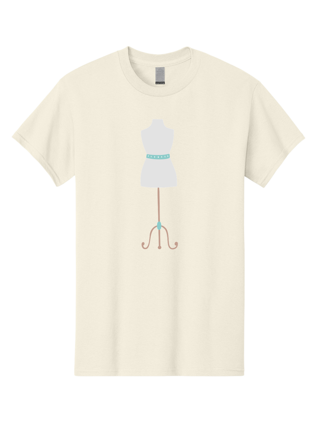 Dress-Form Men'S Graphic Tee, 100% Cotton, Comfortable Casual Summer Wear, Machine Washable, Fashion Design, Dress Form, Tailor'S Dummy, Measuring Tape, Fashion Industry, Clothing Design, Apparel Making, Couture, Bespoke, Garment Construction, Aac023