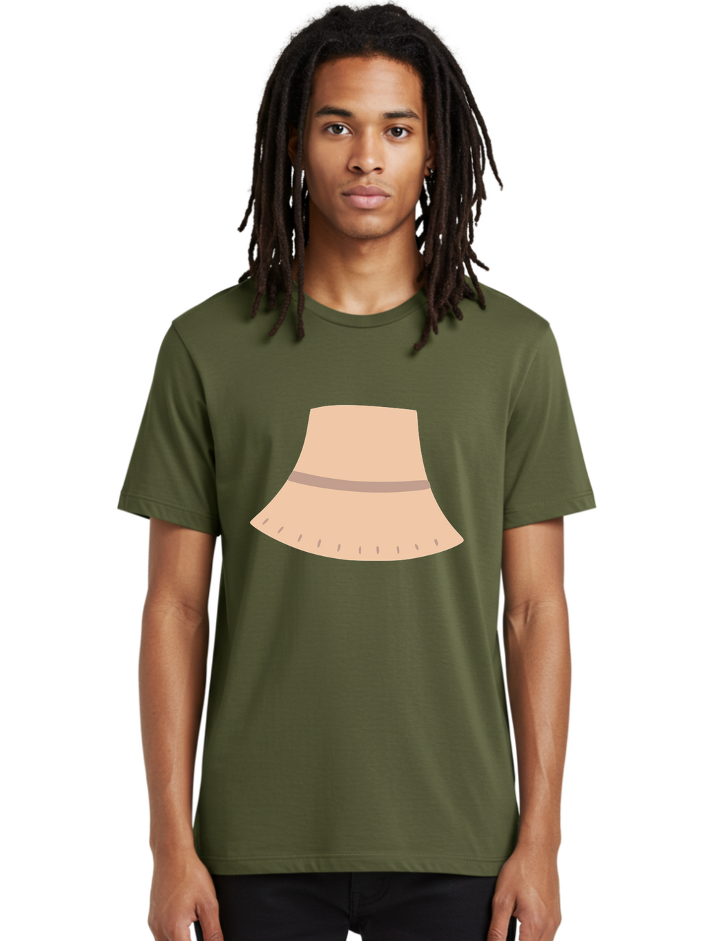 Floppy-Sun-Hat Men'S Graphic Tee, 100% Cotton, Comfortable Casual Summer Wear, Machine Washable, Floppy Hat, Wide Brim, Beige Color, Fashion Accessory, Summer Hat, Sun Protection, Stylish Hat, Casual Wear Aac035