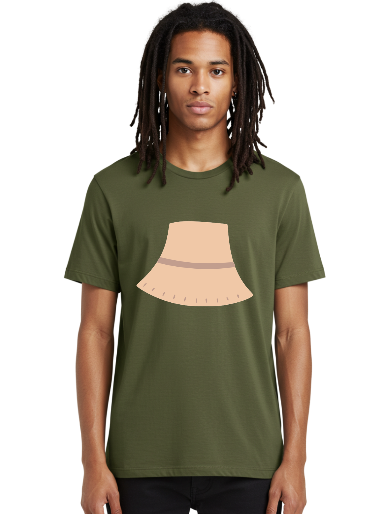 Floppy-Sun-Hat Men'S Graphic Tee, 100% Cotton, Comfortable Casual Summer Wear, Machine Washable, Floppy Hat, Wide Brim, Beige Color, Fashion Accessory, Summer Hat, Sun Protection, Stylish Hat, Casual Wear Aac035