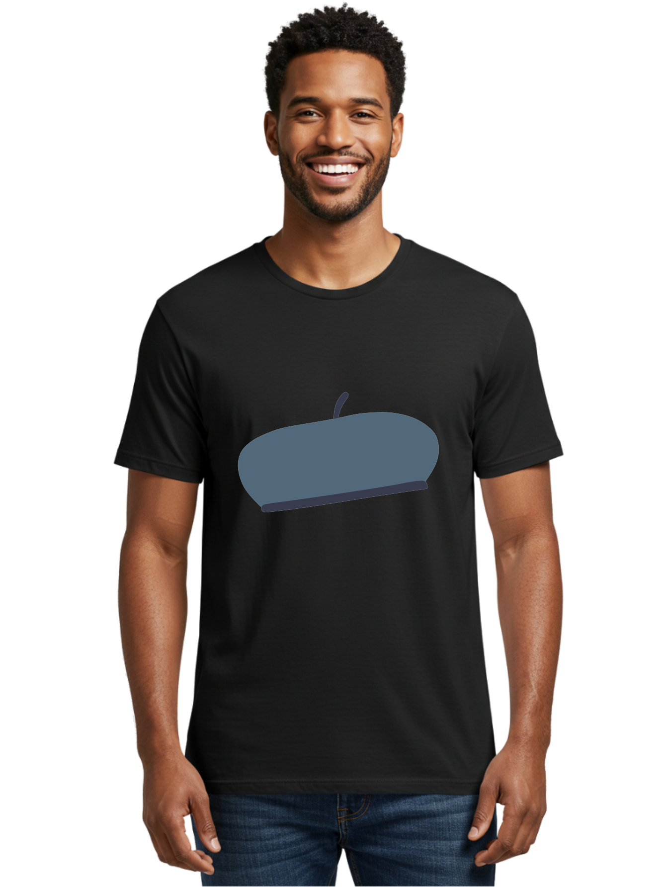 Gray-Apple Men'S Graphic Tee, 100% Cotton, Comfortable Casual Summer Wear, Machine Washable, Gray Apple, Stylized Fruit, Simple Illustration, Minimalist Design, Fruit Icon, Digital Art Aac038