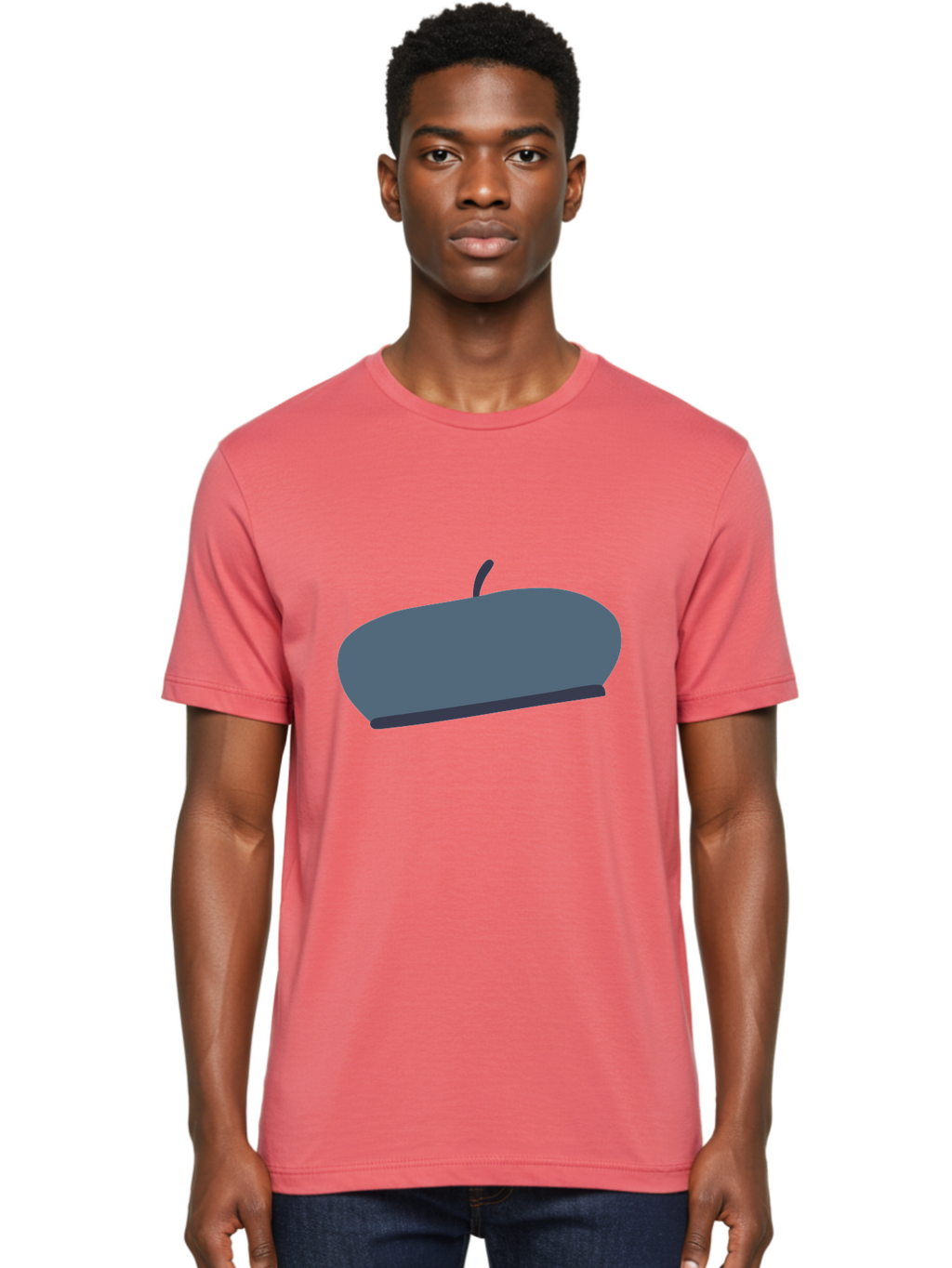 Gray-Apple Men'S Graphic Tee, 100% Cotton, Comfortable Casual Summer Wear, Machine Washable, Gray Apple, Stylized Fruit, Simple Illustration, Minimalist Design, Fruit Icon, Digital Art Aac038