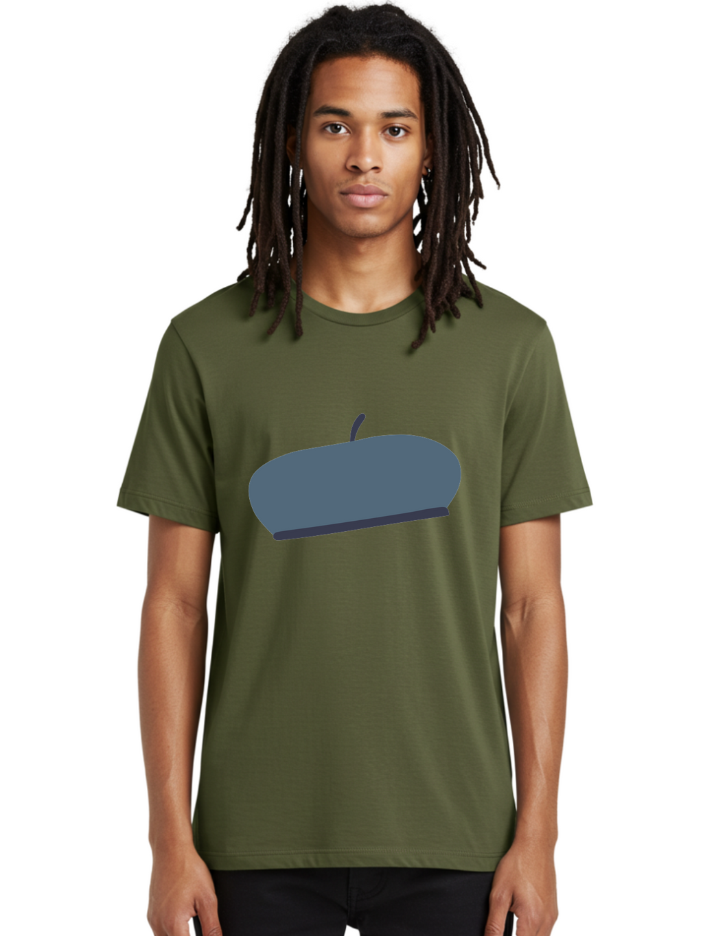 Gray-Apple Men'S Graphic Tee, 100% Cotton, Comfortable Casual Summer Wear, Machine Washable, Gray Apple, Stylized Fruit, Simple Illustration, Minimalist Design, Fruit Icon, Digital Art Aac038