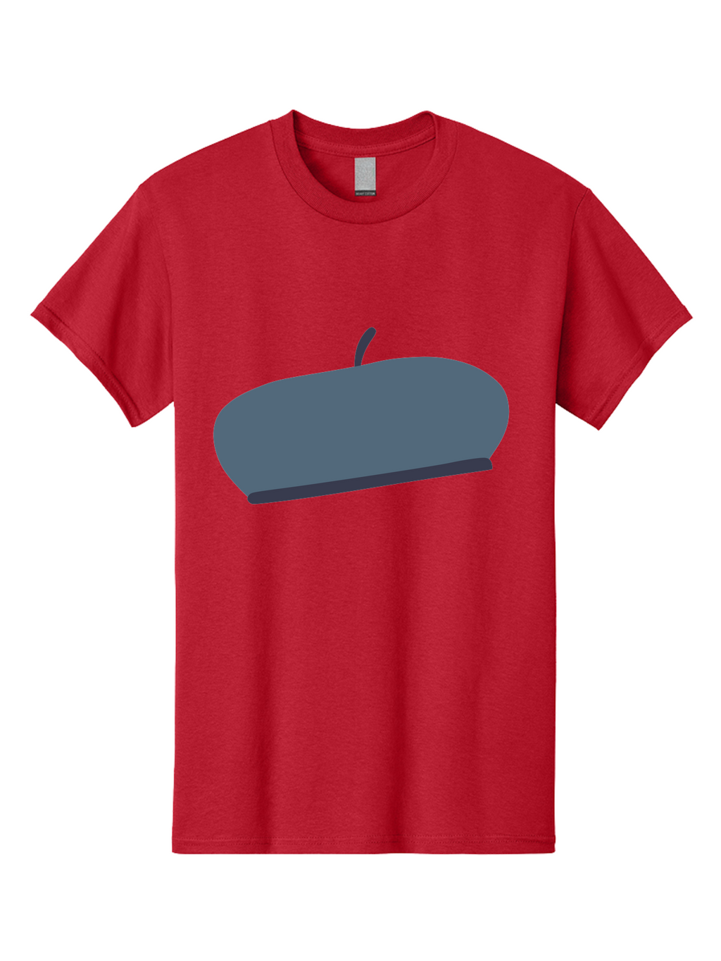 Gray-Apple Men'S Graphic Tee, 100% Cotton, Comfortable Casual Summer Wear, Machine Washable, Gray Apple, Stylized Fruit, Simple Illustration, Minimalist Design, Fruit Icon, Digital Art Aac038