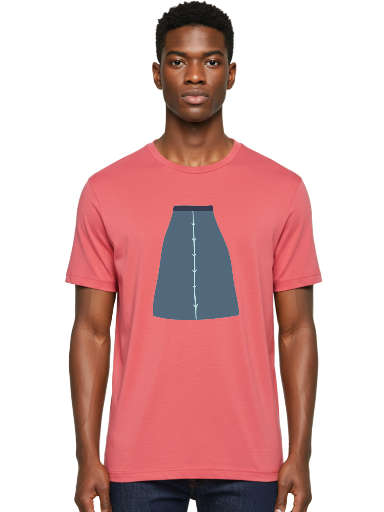 Gray-Skirt Men'S Graphic Tee, 100% Cotton, Comfortable Casual Summer Wear, Machine Washable, Dark Gray A-Line Skirt, Fashion Design, Women'S Clothing, Pencil Skirt, Business Attire, Office Wear, Corporate Style, Professional Look Aac039
