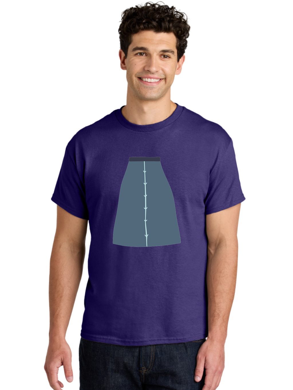 Gray-Skirt Men'S Graphic Tee, 100% Cotton, Comfortable Casual Summer Wear, Machine Washable, Dark Gray A-Line Skirt, Fashion Design, Women'S Clothing, Pencil Skirt, Business Attire, Office Wear, Corporate Style, Professional Look Aac039