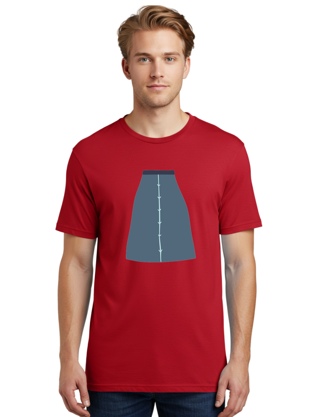 Gray-Skirt Men'S Graphic Tee, 100% Cotton, Comfortable Casual Summer Wear, Machine Washable, Dark Gray A-Line Skirt, Fashion Design, Women'S Clothing, Pencil Skirt, Business Attire, Office Wear, Corporate Style, Professional Look Aac039