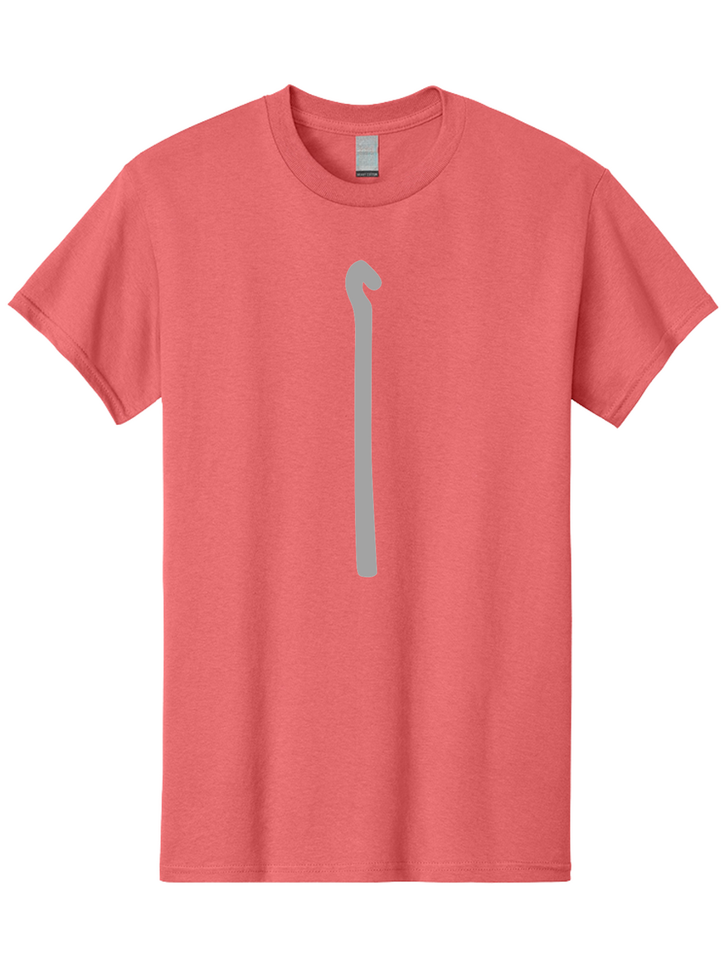 Gray-Walking-Stick Men'S Graphic Tee, 100% Cotton, Comfortable Casual Summer Wear, Machine Washable, Gray Walking Stick, Cane For Mobility, Assistive Device, Walking Aid, Elderly Support, Injury Recovery, Disability Assistance Aac040