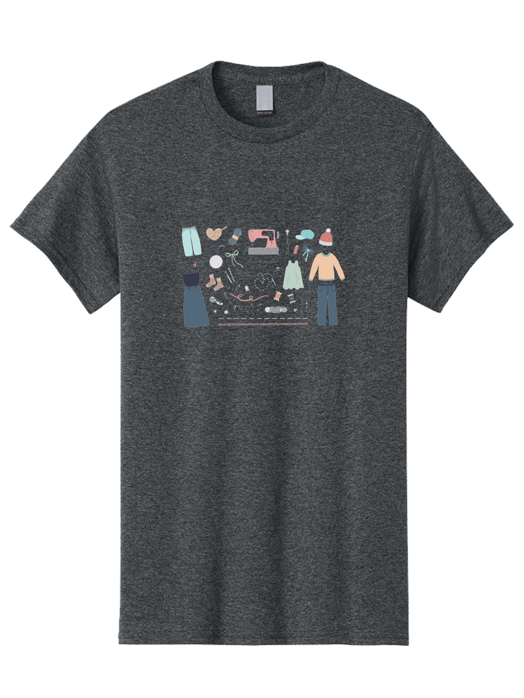 Handmade-Clothing Men'S Graphic Tee, 100% Cotton, Comfortable Casual Summer Wear, Machine Washable, Handmade Clothing, Sewing Machine, Apparel Design, Fashion Accessories, Threads, Yarn, Ribbons, Custom Garments, Diy Fashion, Aac044