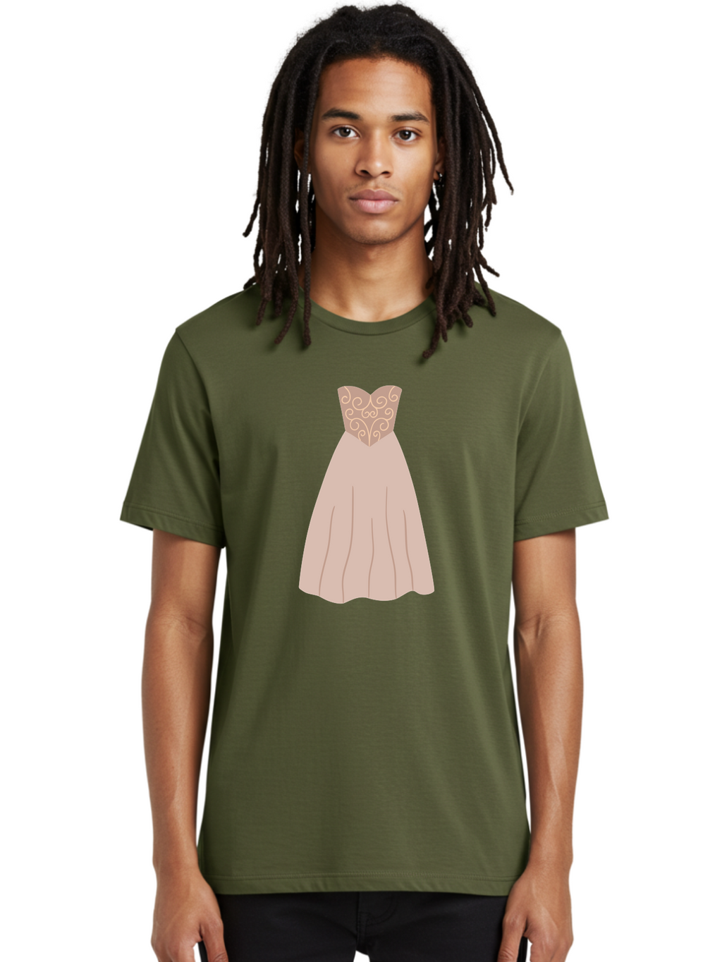 Prom-Dress Men'S Graphic Tee, 100% Cotton, Comfortable Casual Summer Wear, Machine Washable, Formal Evening Gown, Sweetheart Neckline, Strapless Dress, Flowing Skirt, Elegant Design, Beige Color, Vintage Style, Wedding Dress, Luxury Fashion, Aac087