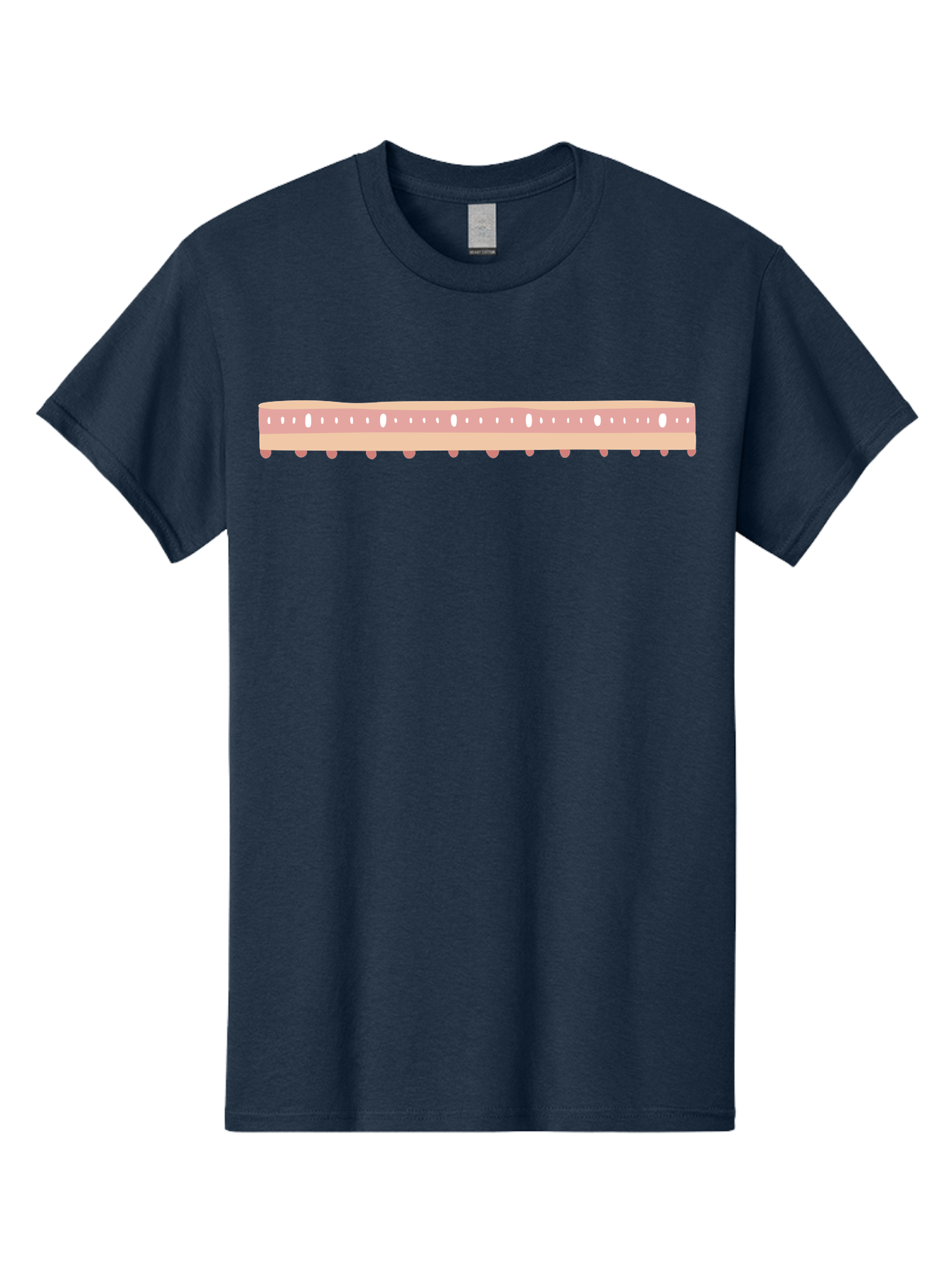 Ruler Men'S Graphic Tee, 100% Cotton, Comfortable Casual Summer Wear, Machine Washable, Ruler Measurement, Straight Edge, Precision Instrument, Graphic Design Element, Measurement Tool, Digital Illustration Aac093