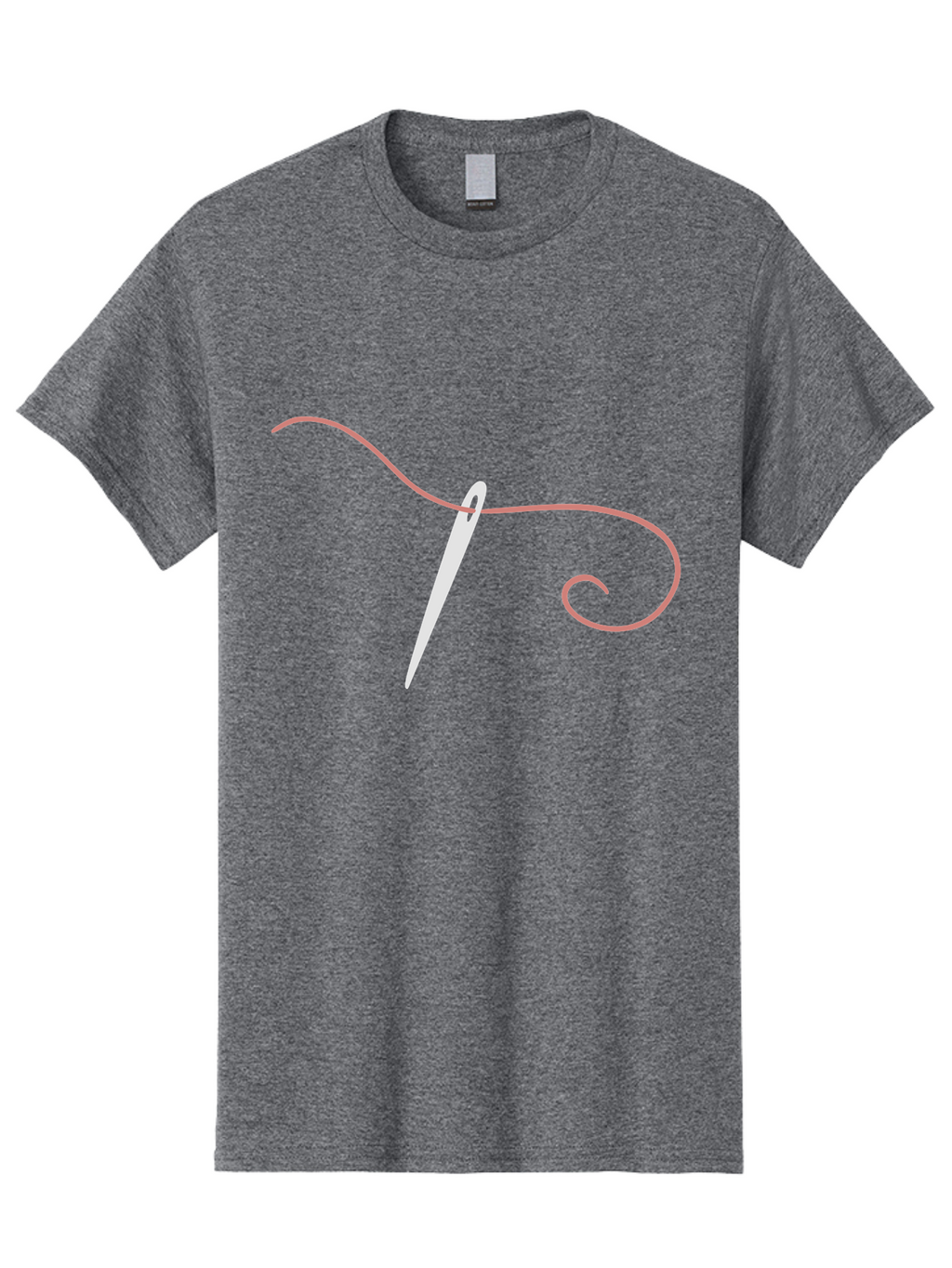 Sewing-Needle-1 Men'S Graphic Tee, 100% Cotton, Comfortable Casual Summer Wear, Machine Washable, Sewing Needle, Thread, Needlework, Stitching, Handmade, Crafting, Embroidery, Tailoring, Diy Aac108