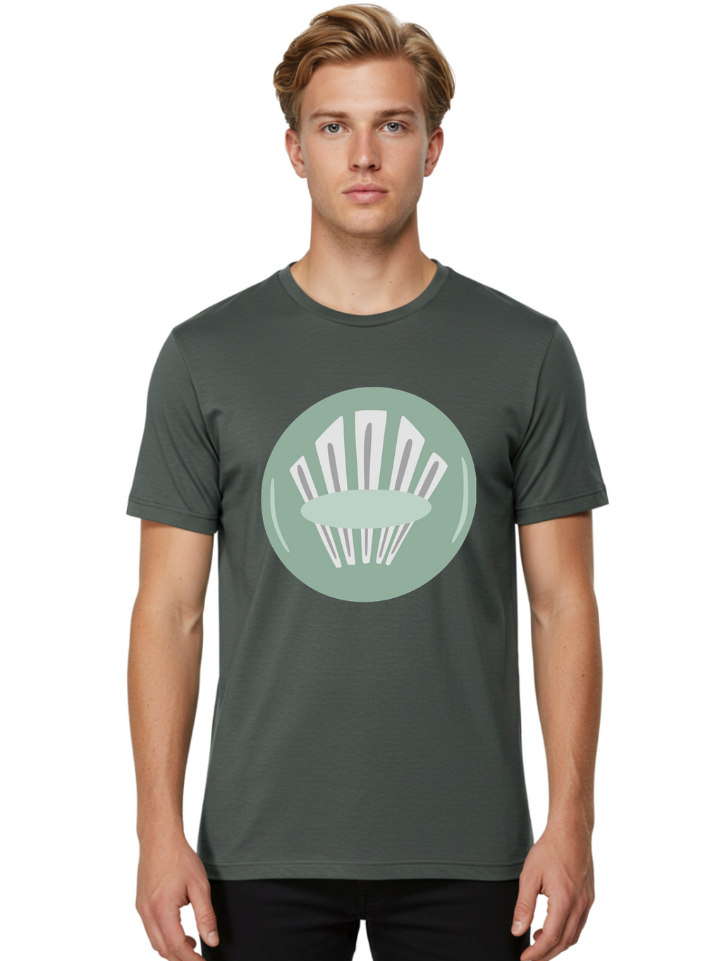 Shuttlecock Men'S Graphic Tee, 100% Cotton, Comfortable Casual Summer Wear, Machine Washable, Badminton Shuttlecock, Sports Equipment, Feathered Projectile, Badminton Gear, Racket Sports, Shuttlecock Design, Minimalist Style, Simple Graphics, Aac112