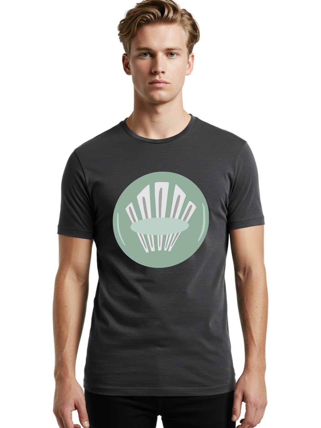 Shuttlecock Men'S Graphic Tee, 100% Cotton, Comfortable Casual Summer Wear, Machine Washable, Badminton Shuttlecock, Sports Equipment, Feathered Projectile, Badminton Gear, Racket Sports, Shuttlecock Design, Minimalist Style, Simple Graphics, Aac112
