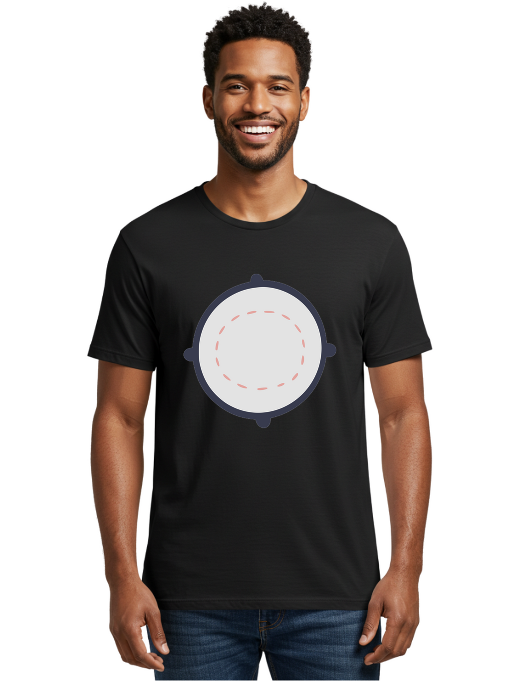 Tambourine Men'S Graphic Tee, 100% Cotton, Comfortable Casual Summer Wear, Machine Washable, Drum, Percussion Instrument, Musical Instrument, Drumhead, Drum Shell, Music, Rhythm, Beats, Drumming Aac121