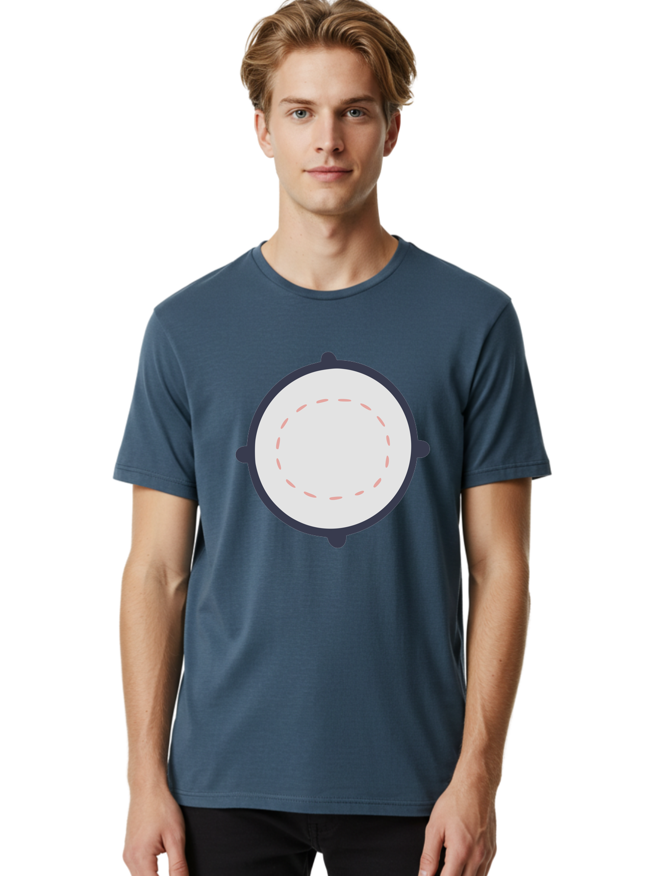 Tambourine Men'S Graphic Tee, 100% Cotton, Comfortable Casual Summer Wear, Machine Washable, Drum, Percussion Instrument, Musical Instrument, Drumhead, Drum Shell, Music, Rhythm, Beats, Drumming Aac121