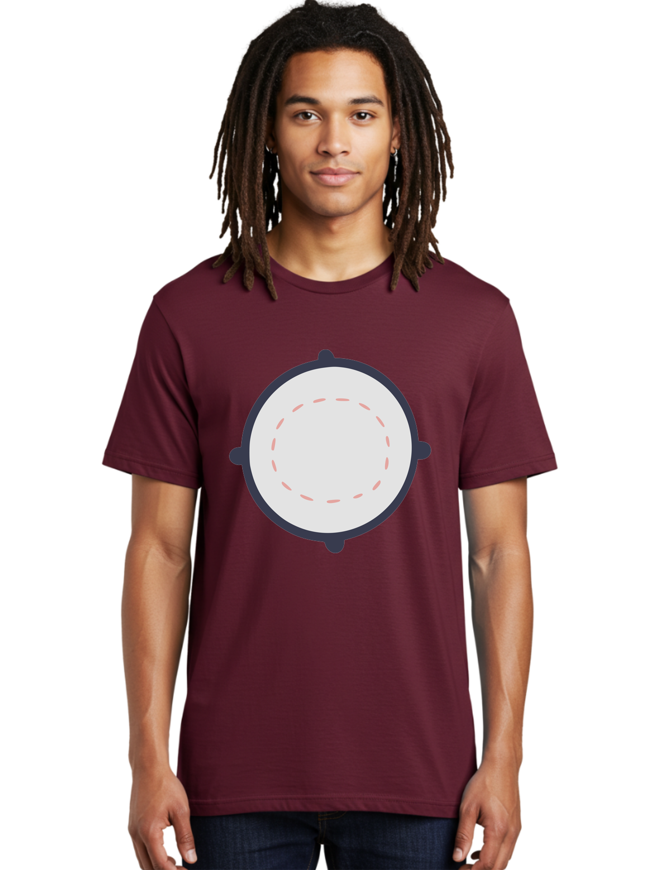 Tambourine Men'S Graphic Tee, 100% Cotton, Comfortable Casual Summer Wear, Machine Washable, Drum, Percussion Instrument, Musical Instrument, Drumhead, Drum Shell, Music, Rhythm, Beats, Drumming Aac121