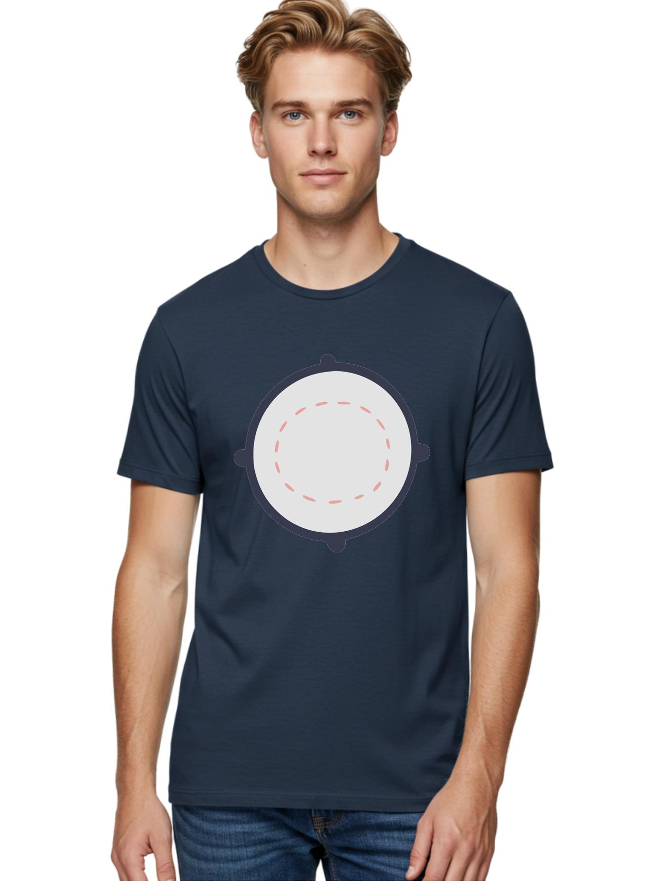 Tambourine Men'S Graphic Tee, 100% Cotton, Comfortable Casual Summer Wear, Machine Washable, Drum, Percussion Instrument, Musical Instrument, Drumhead, Drum Shell, Music, Rhythm, Beats, Drumming Aac121