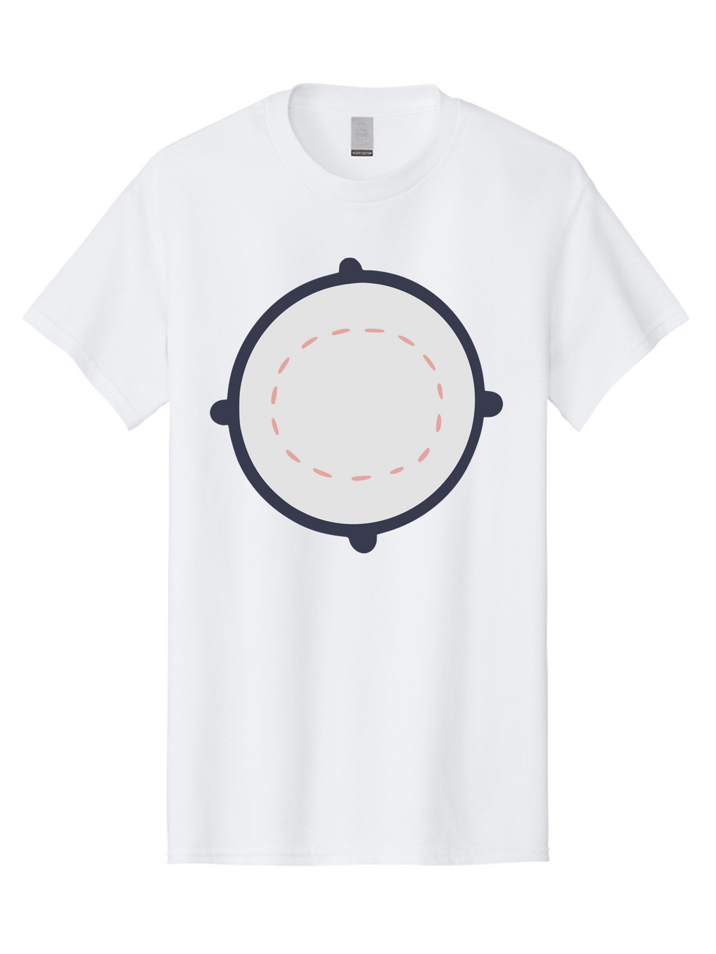 Tambourine Men'S Graphic Tee, 100% Cotton, Comfortable Casual Summer Wear, Machine Washable, Drum, Percussion Instrument, Musical Instrument, Drumhead, Drum Shell, Music, Rhythm, Beats, Drumming Aac121