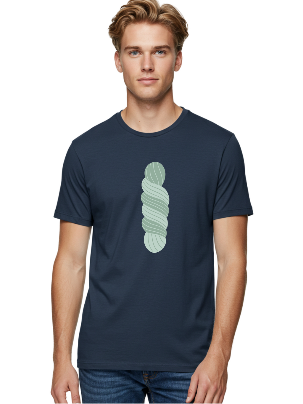 Twisted-Object Men'S Graphic Tee, 100% Cotton, Comfortable Casual Summer Wear, Machine Washable, Twisted Shape, Abstract Design, 3D Illustration, Spiral Pattern, Twisted Form, Modern Art, Digital Graphic, Abstract Shape Aac130