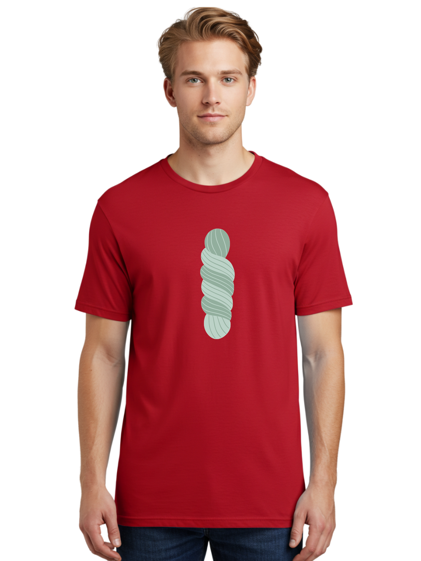 Twisted-Object Men'S Graphic Tee, 100% Cotton, Comfortable Casual Summer Wear, Machine Washable, Twisted Shape, Abstract Design, 3D Illustration, Spiral Pattern, Twisted Form, Modern Art, Digital Graphic, Abstract Shape Aac130