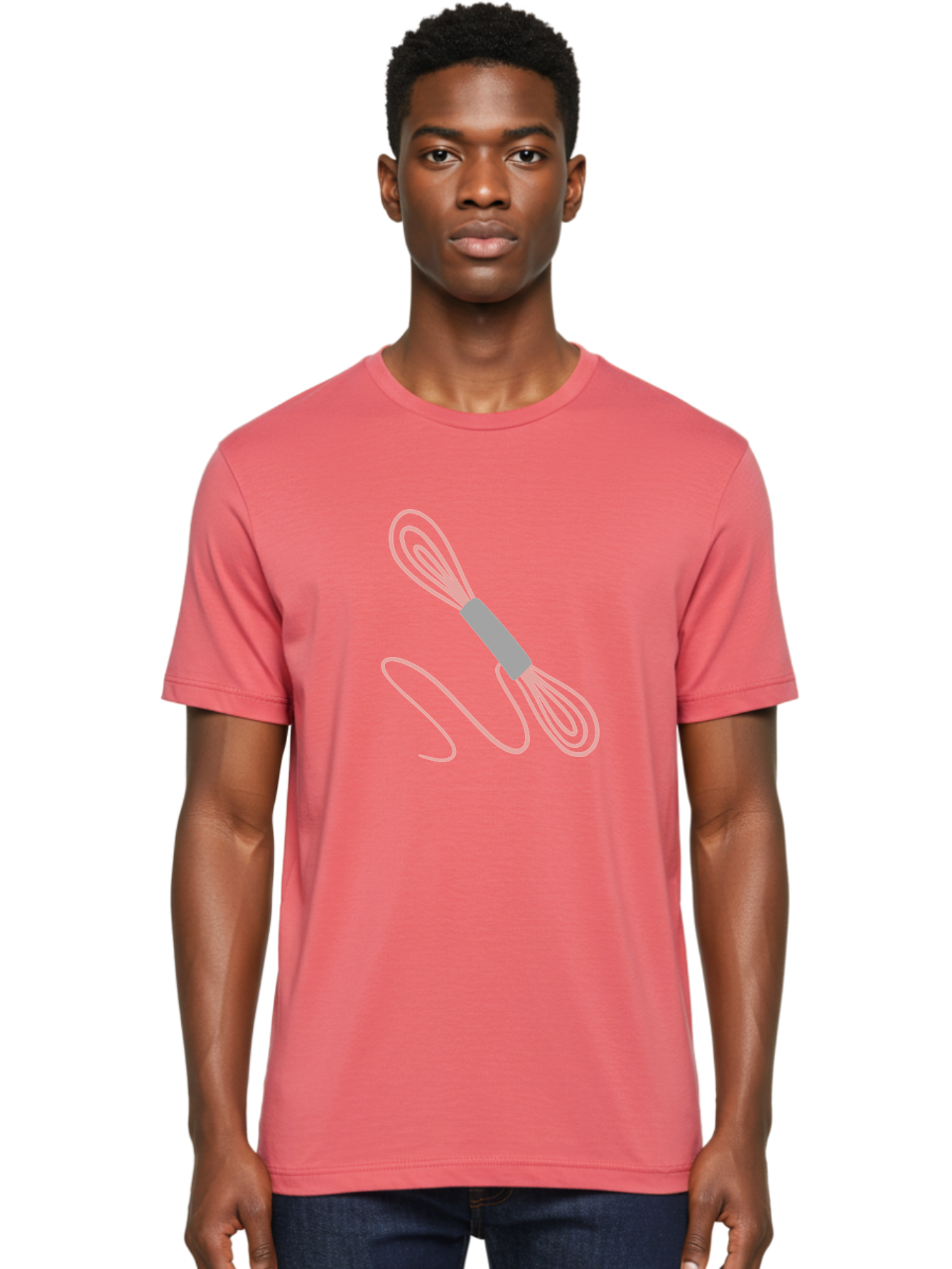 Whisk Men'S Graphic Tee, 100% Cotton, Comfortable Casual Summer Wear, Machine Washable, Cooking Utensils, Kitchen Tools, Whisk Design, Creative Graphics, Pastel Colors, Kitchenware, Cooking Essentials Aac133