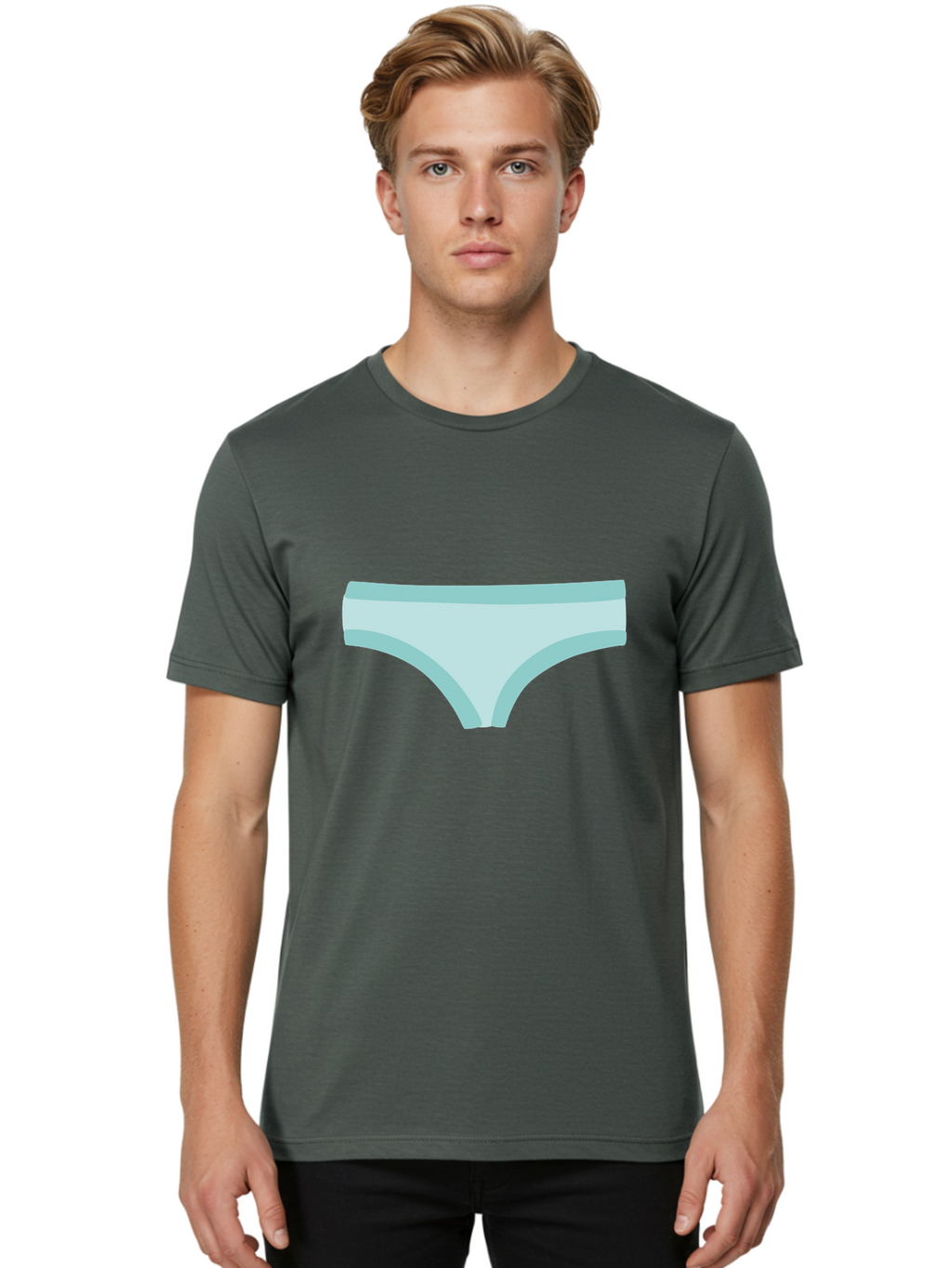 Women-S-Underwear Men'S Graphic Tee, 100% Cotton, Comfortable Casual Summer Wear, Machine Washable, Women'S Underwear, Lingerie, Intimate Apparel, Seamless Design, Comfortable Fit, Soft Fabric, Pastel Colors, Minimalist Style Aac139