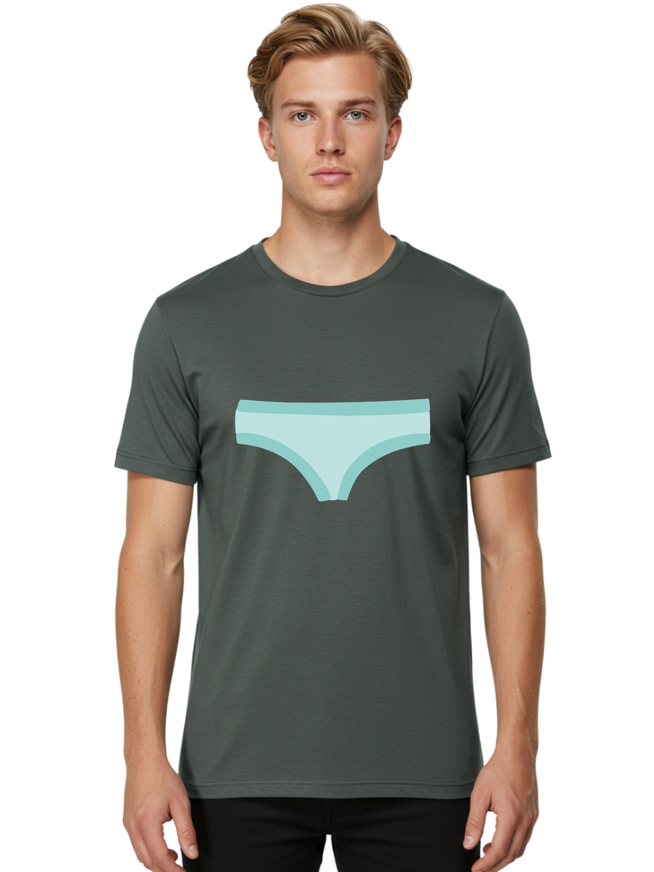 Women-S-Underwear Men'S Graphic Tee, 100% Cotton, Comfortable Casual Summer Wear, Machine Washable, Women'S Underwear, Lingerie, Intimate Apparel, Seamless Design, Comfortable Fit, Soft Fabric, Pastel Colors, Minimalist Style Aac139